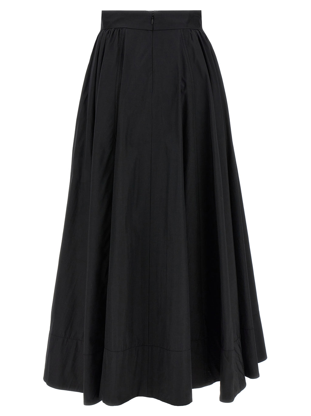 The Andamane Black Polyester Mini Skirt