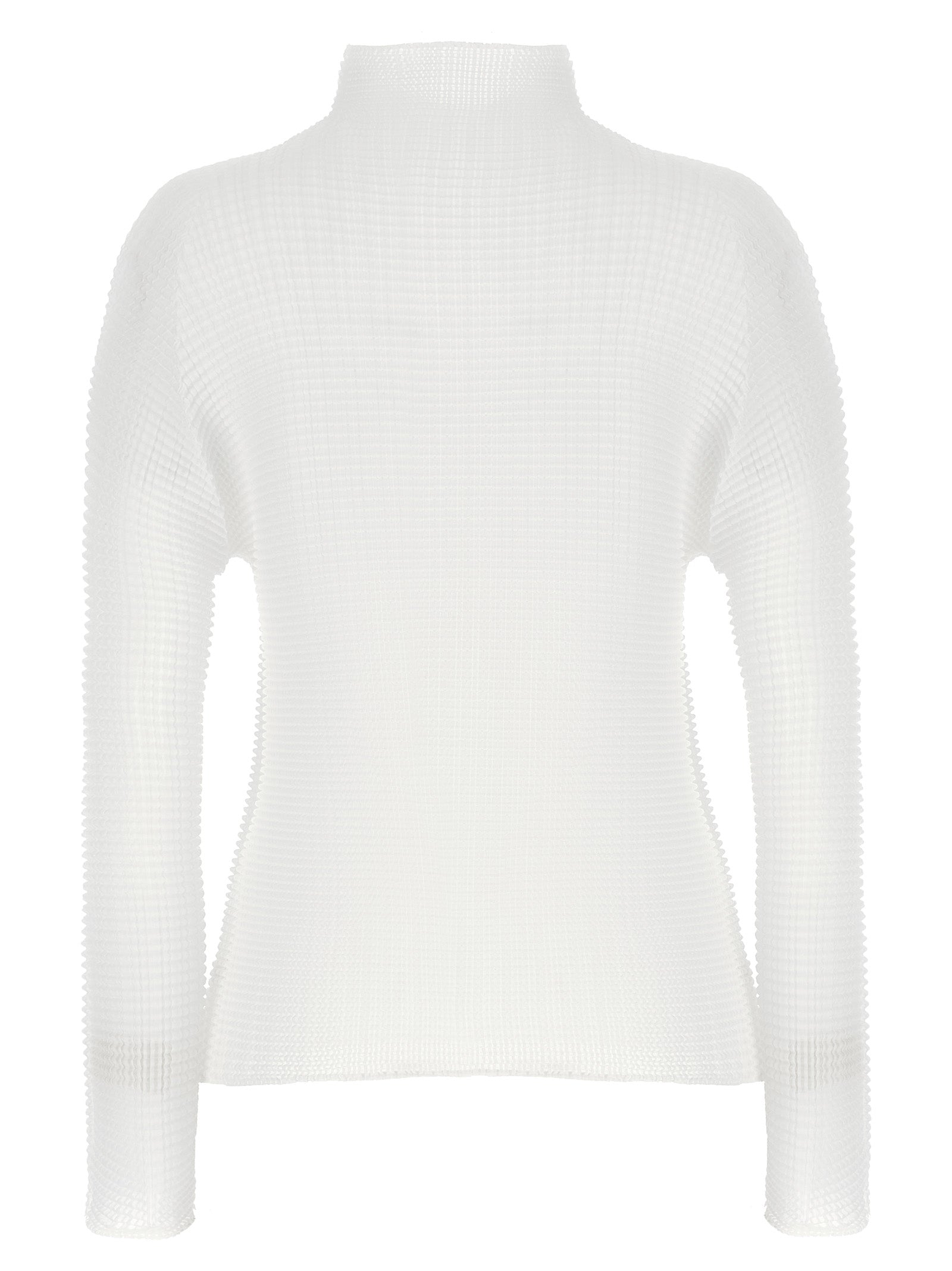 Issey Miyake White Polyester Blouse