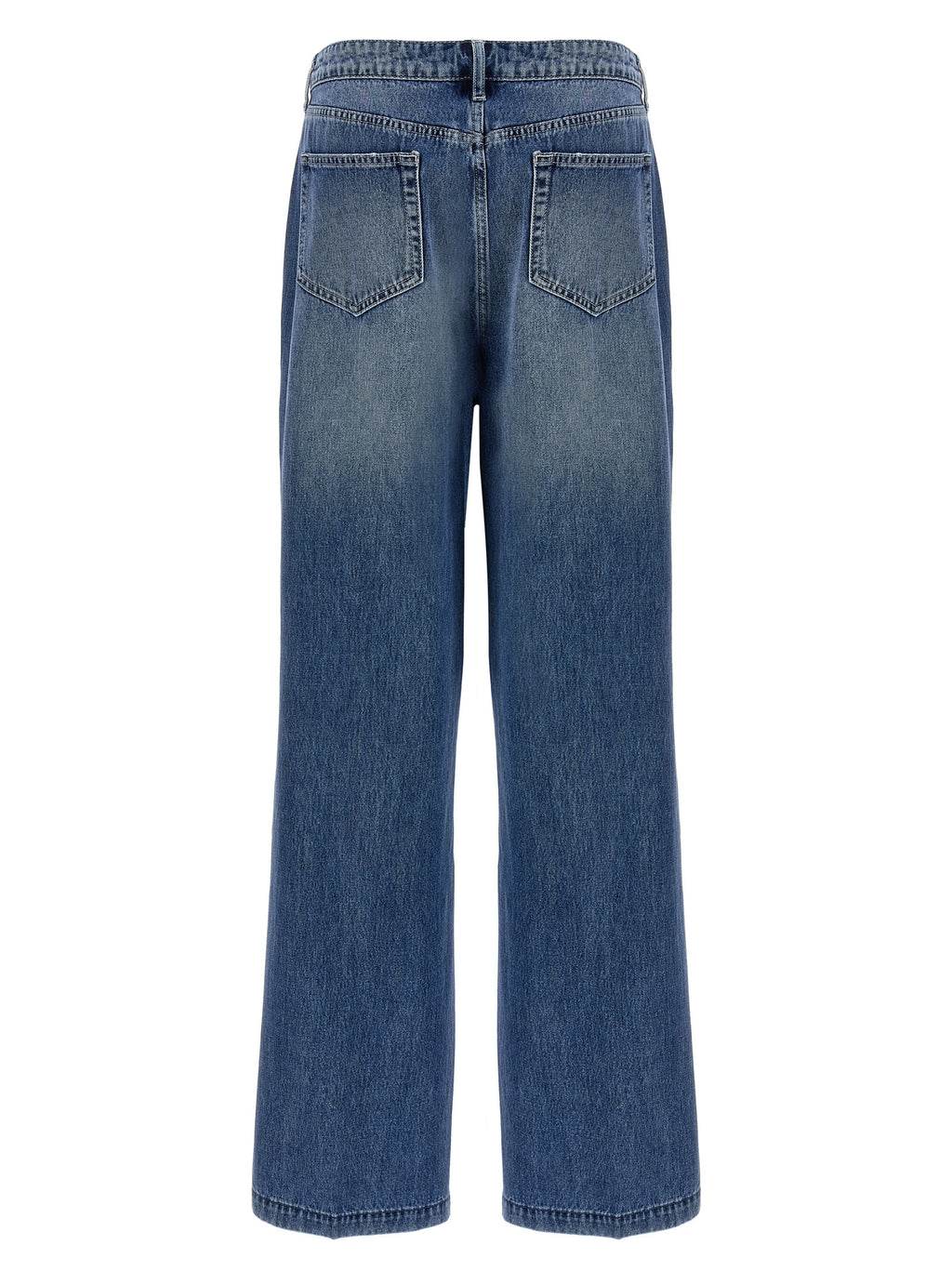 L'Agence Blue Cotton Jeans Denim