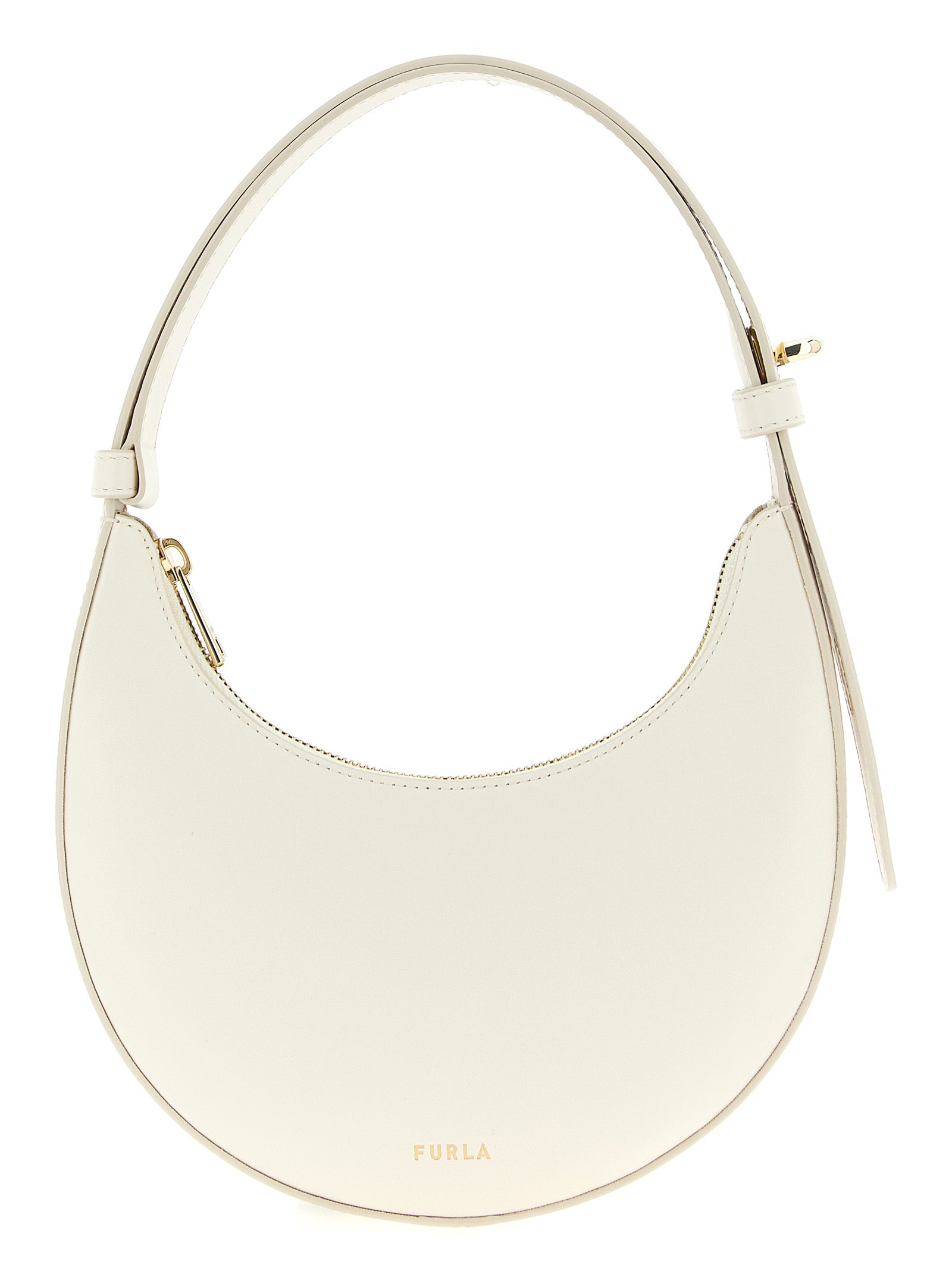 Furla White Leather Shoulder Bag