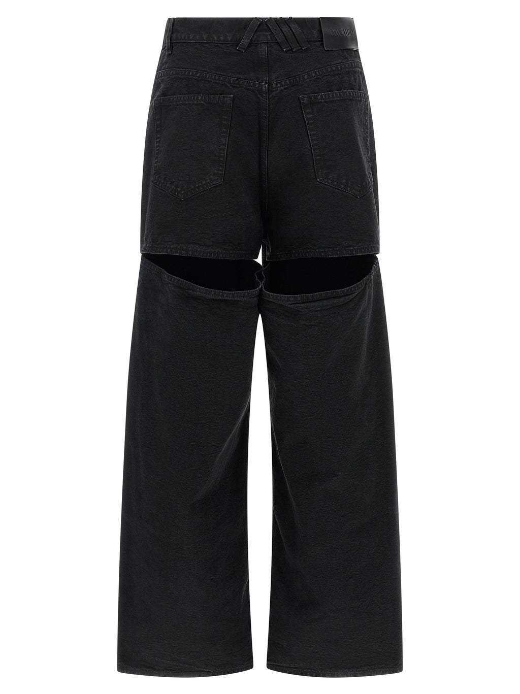 The Attico Black Cotton Jeans Denim