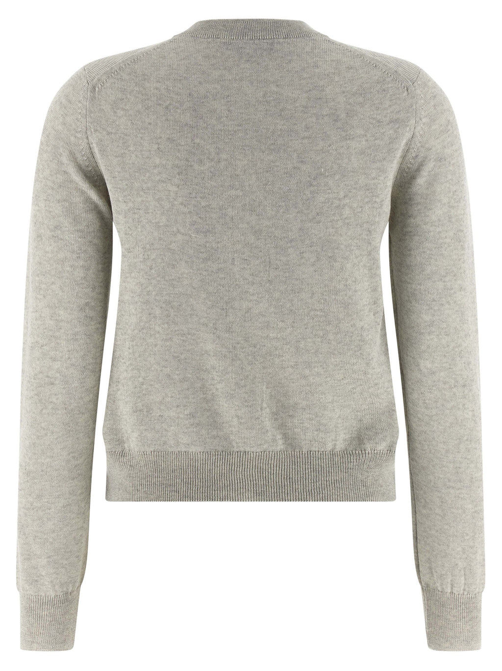 Maison Kitsuné Gray Virgin Wool Cardigan