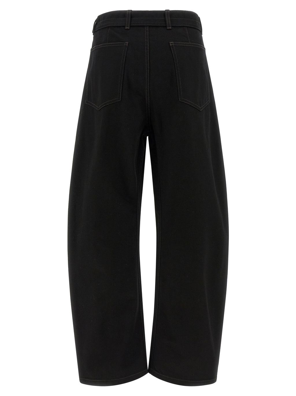 Lemaire Black Cotton Jeans Denim