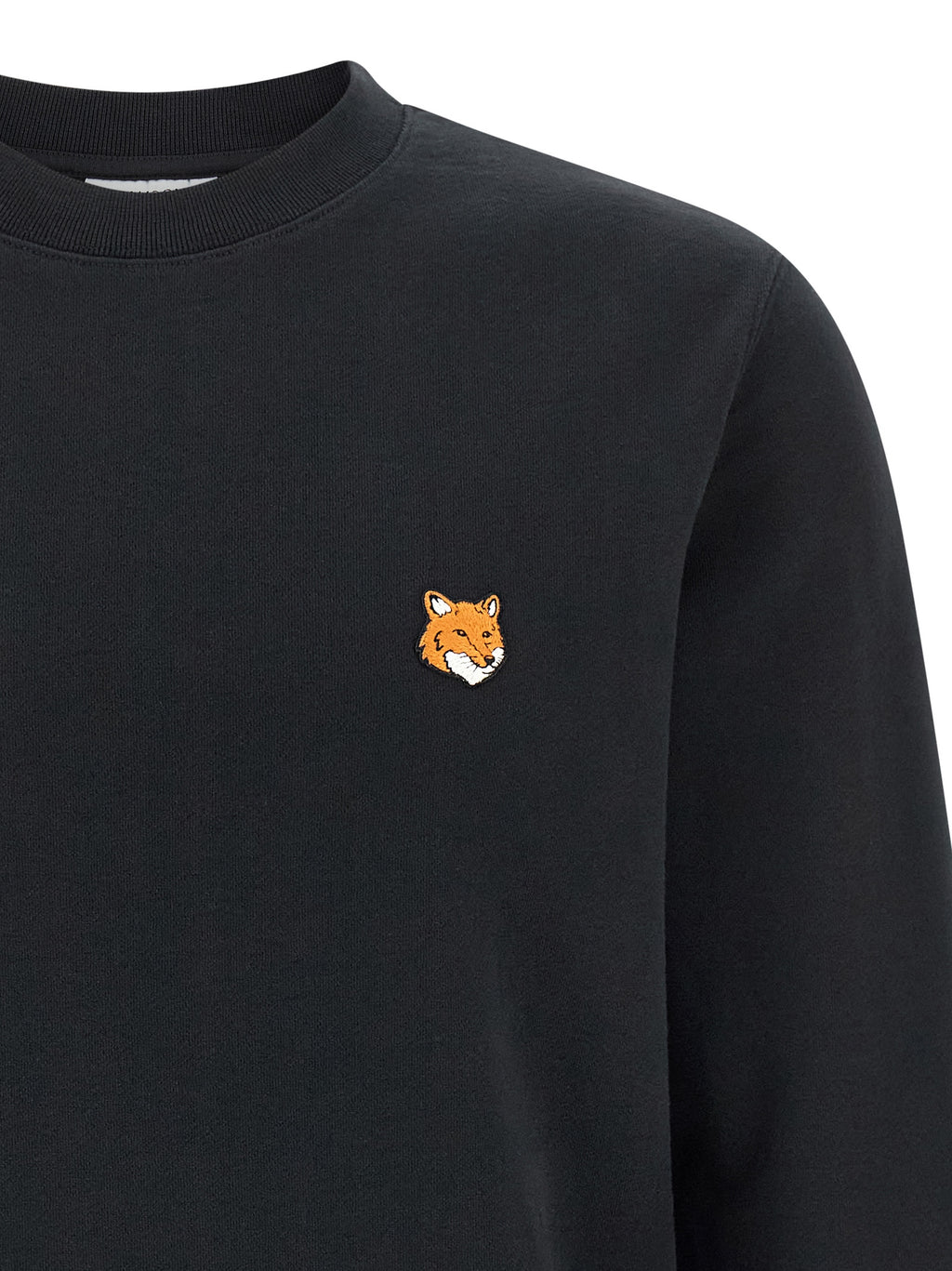 Maison Kitsuné Black Cotton Sweatshirt