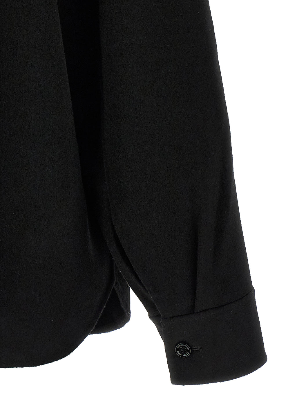 SÉFR Black Wool Blouse