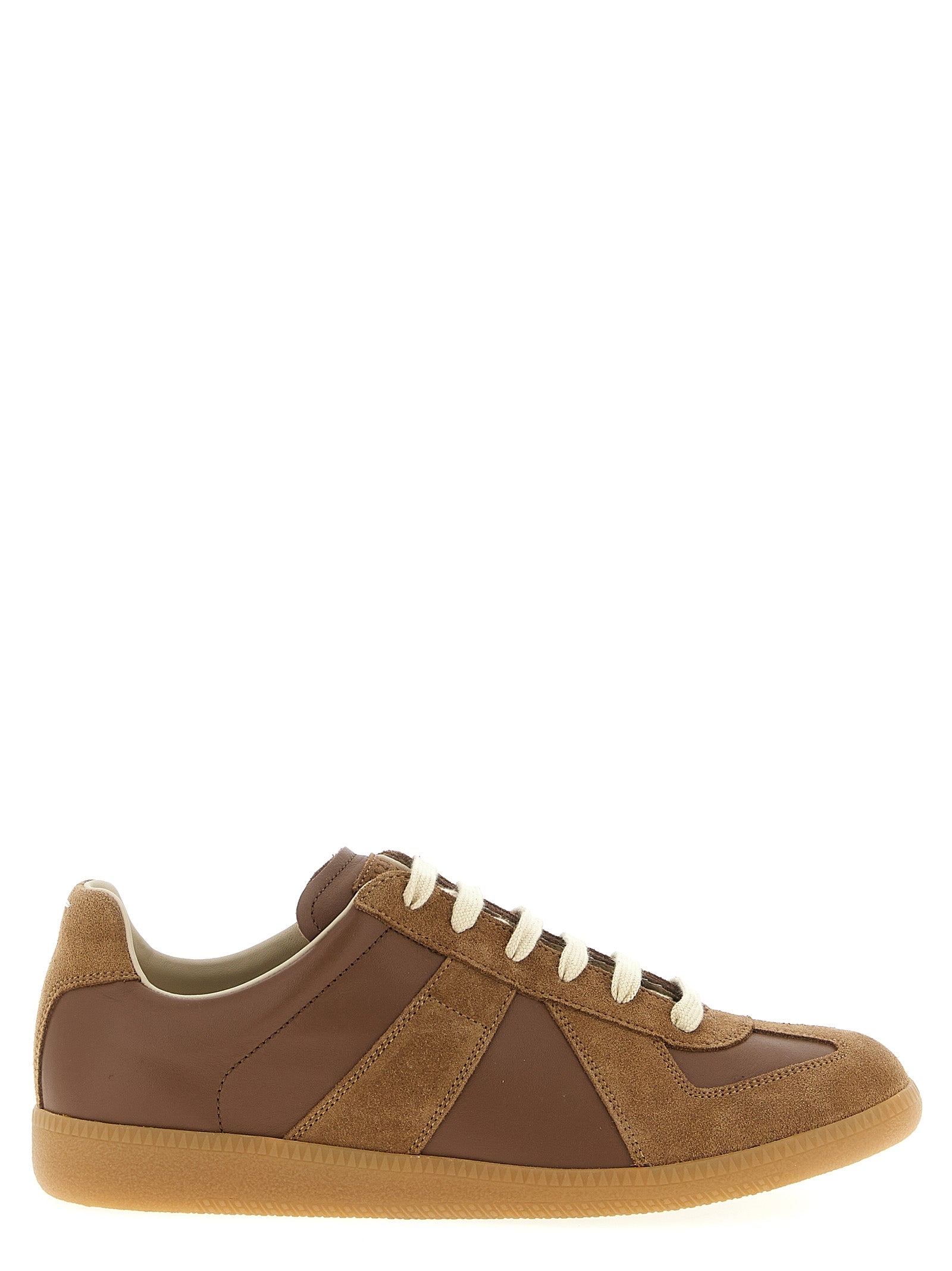 Maison Margiela Brown Calfskin Sneakers