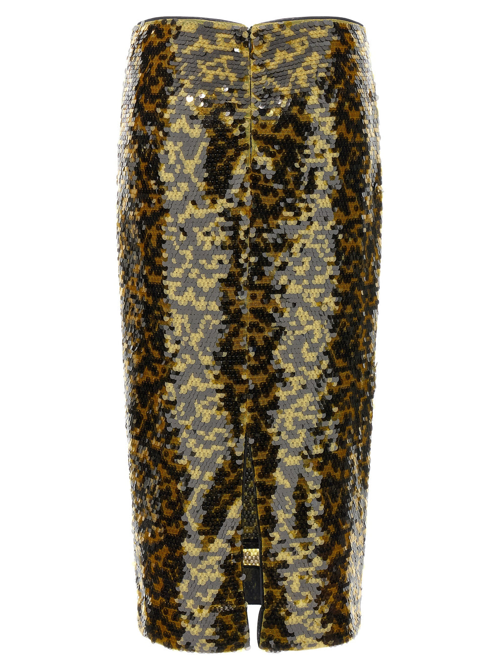 Staud Multicolor Polyester Midi Skirt