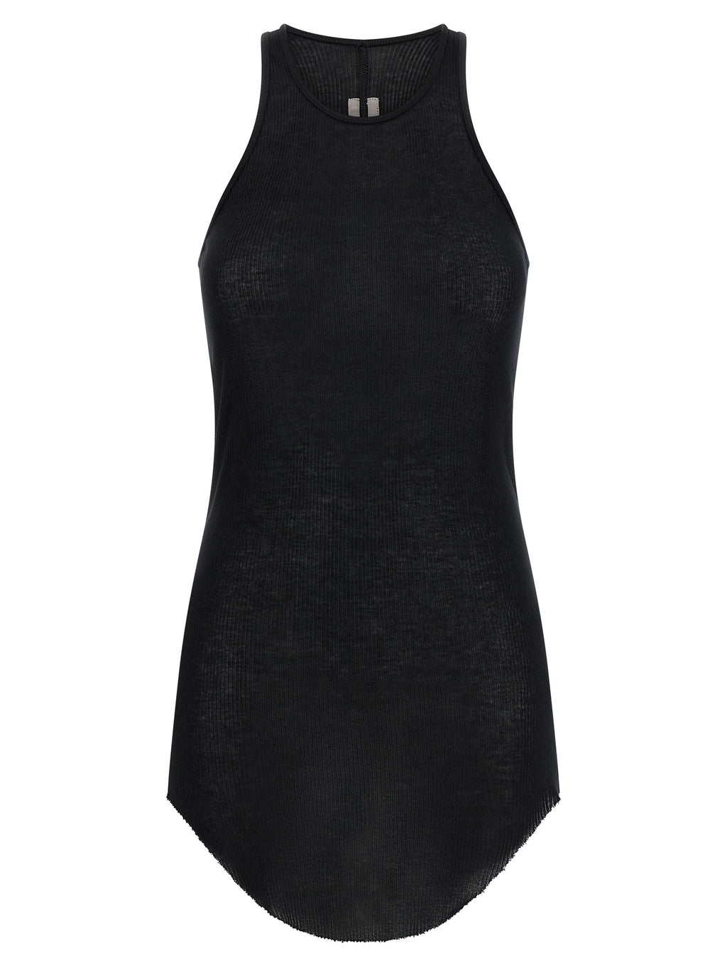 Rick Owens Black Viscose Tank Tops