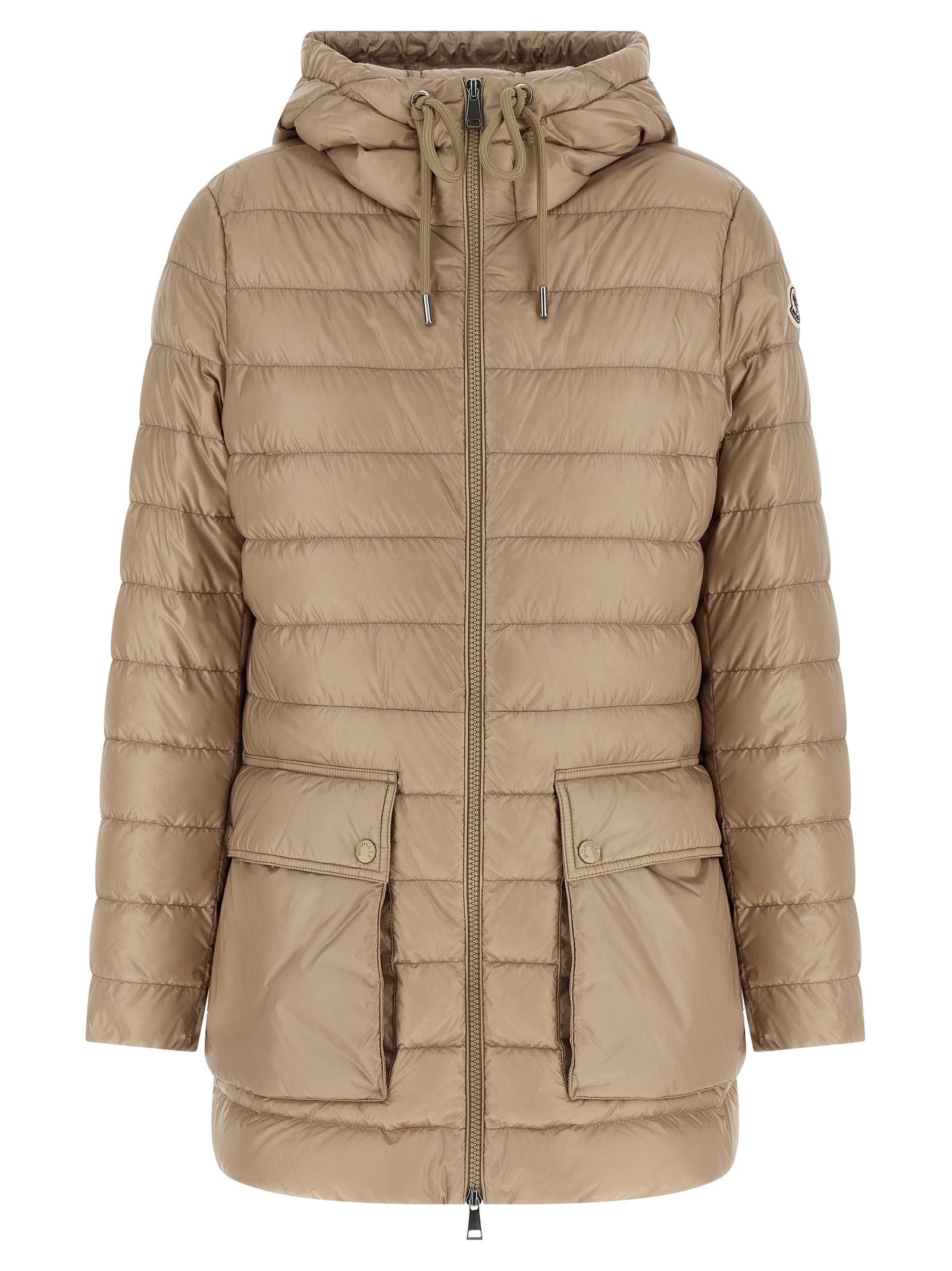 Moncler Beige Polyamide Full-Length Jacket