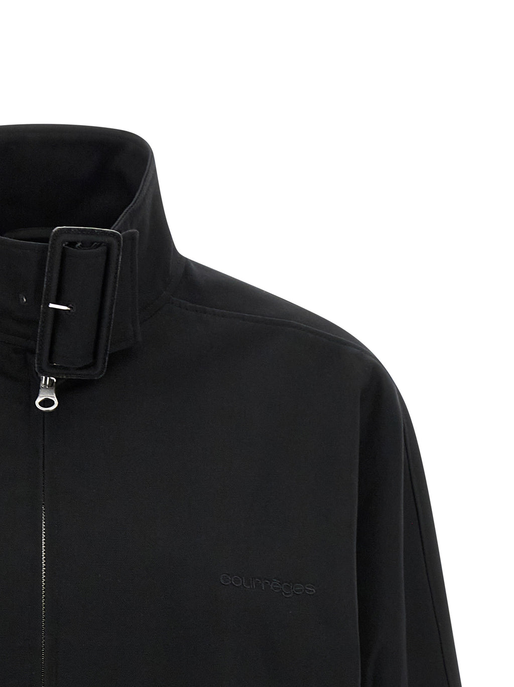 Courrèges Black Cotton Bomber