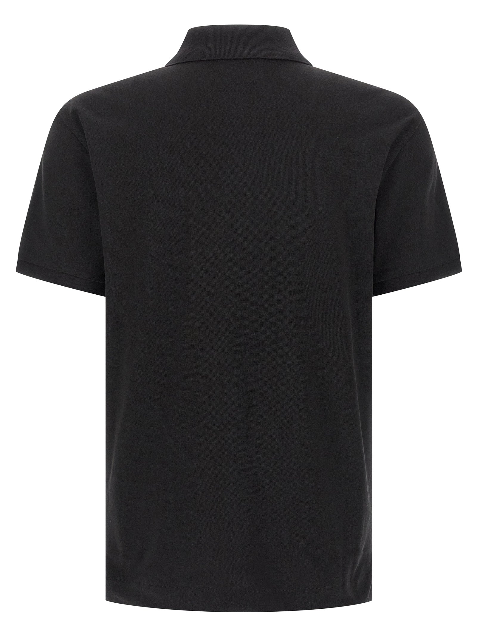 C.P. Company Black Cotton Polo Shirt
