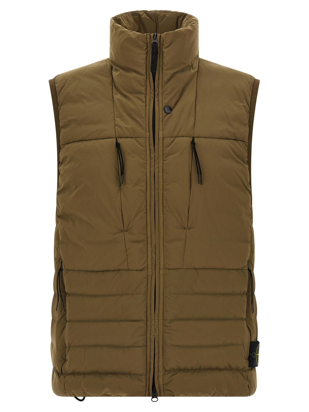 Stone Island Bicolor Polyamide Sleeveless Jacket