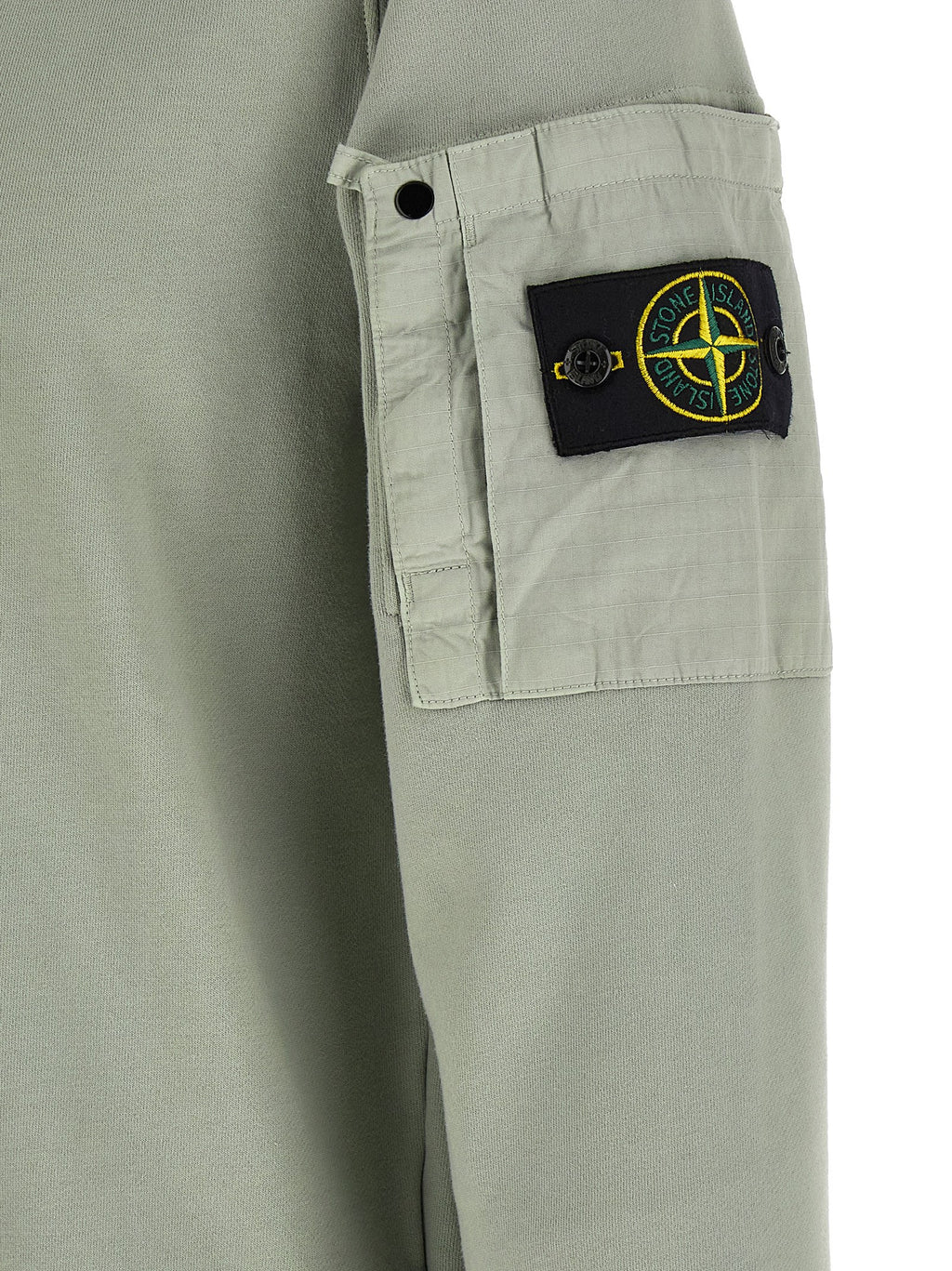 Stone Island Bicolor Cotton Sweatshirt