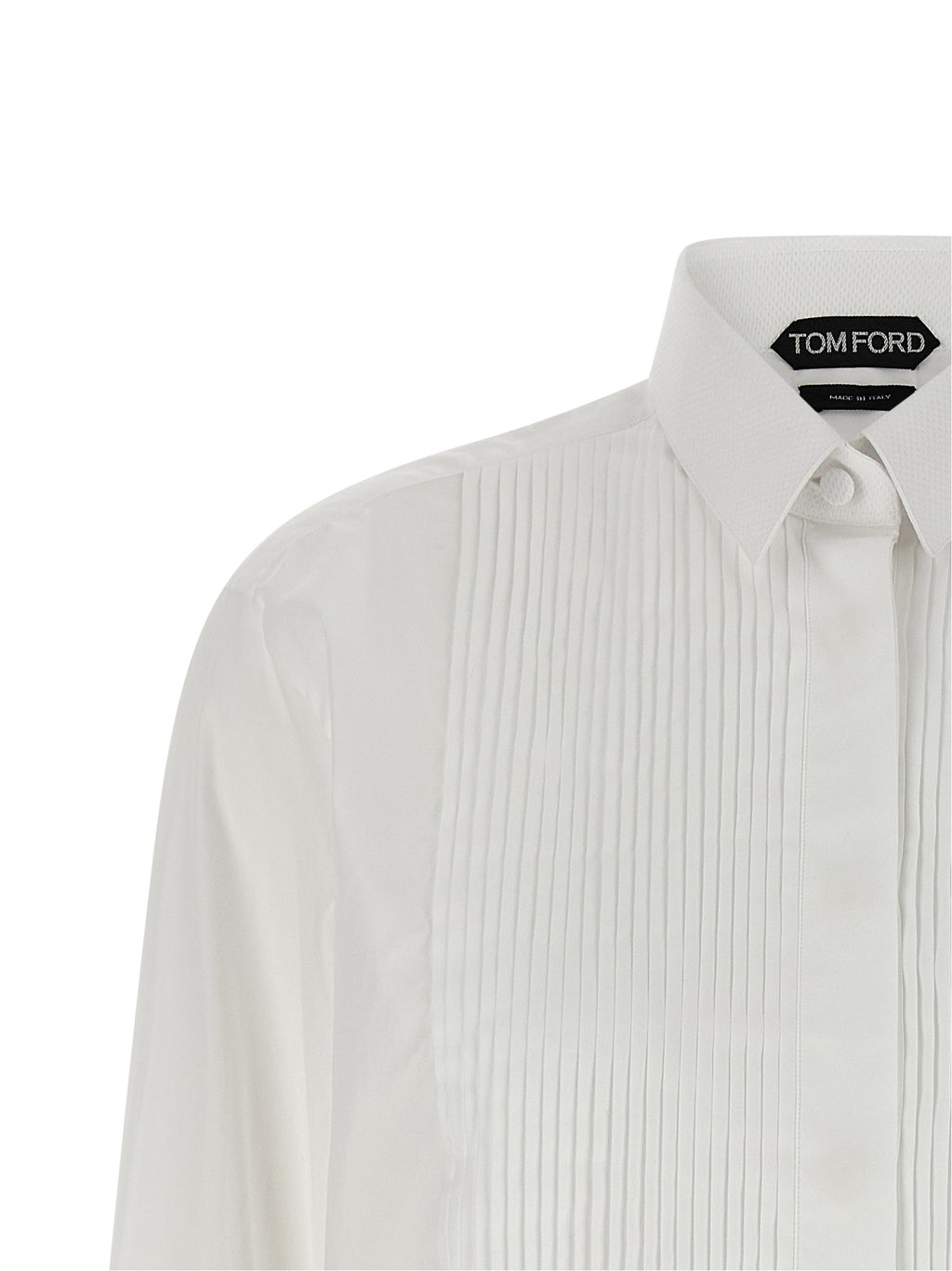 Tom Ford White Cotton Blouse