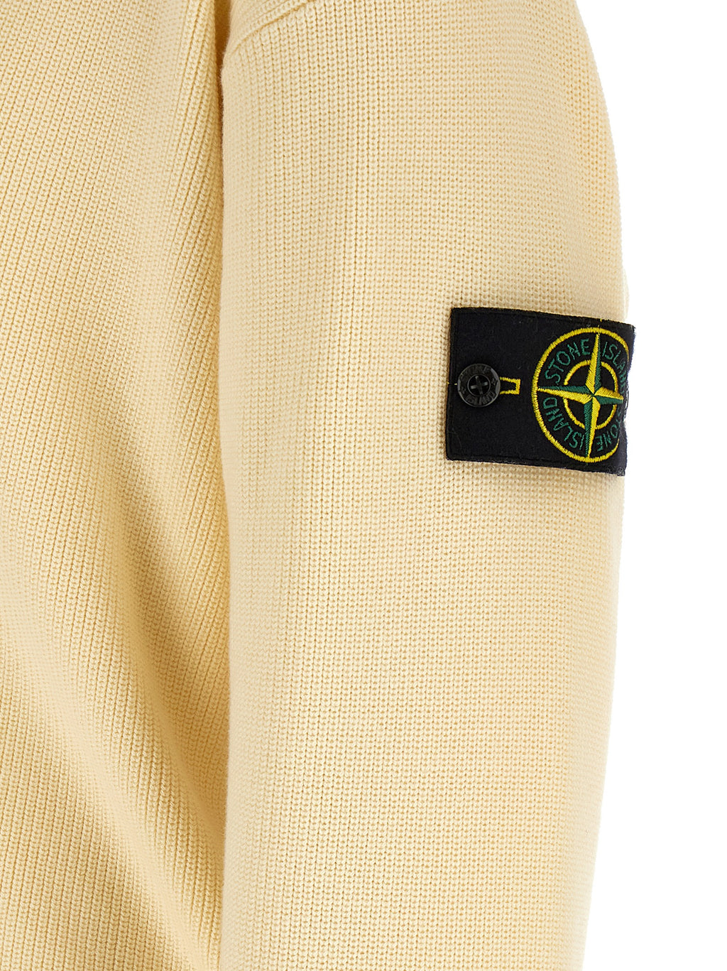 Stone Island Beige Cotton Cardigan