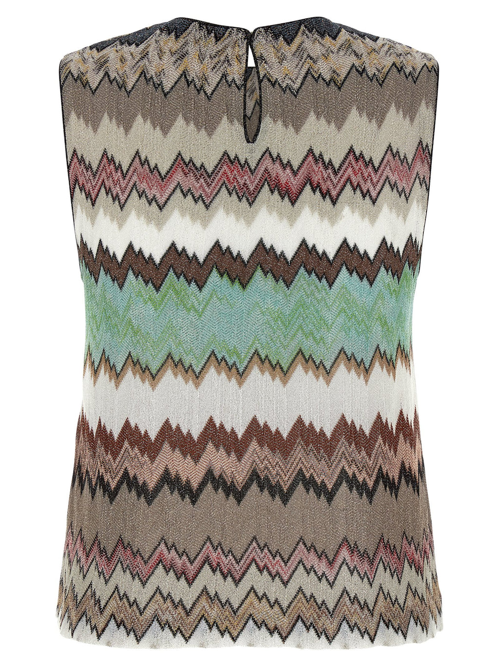 Missoni Multicolor Viscose Sleeveles T-Shirt