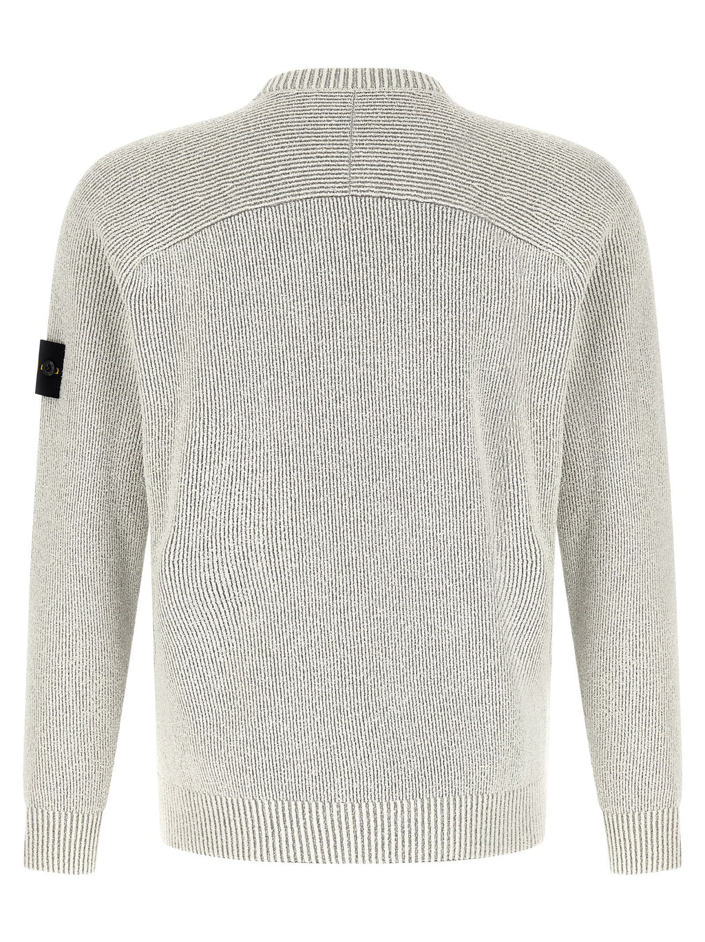 Stone Island Gray Cotton Cardigan