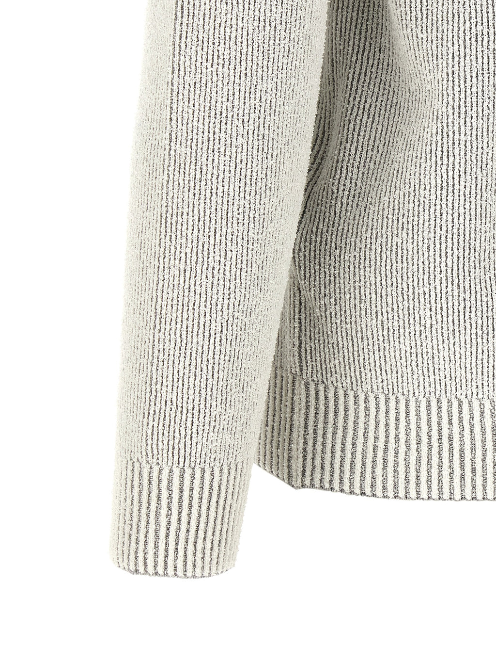 Stone Island Gray Cotton Cardigan