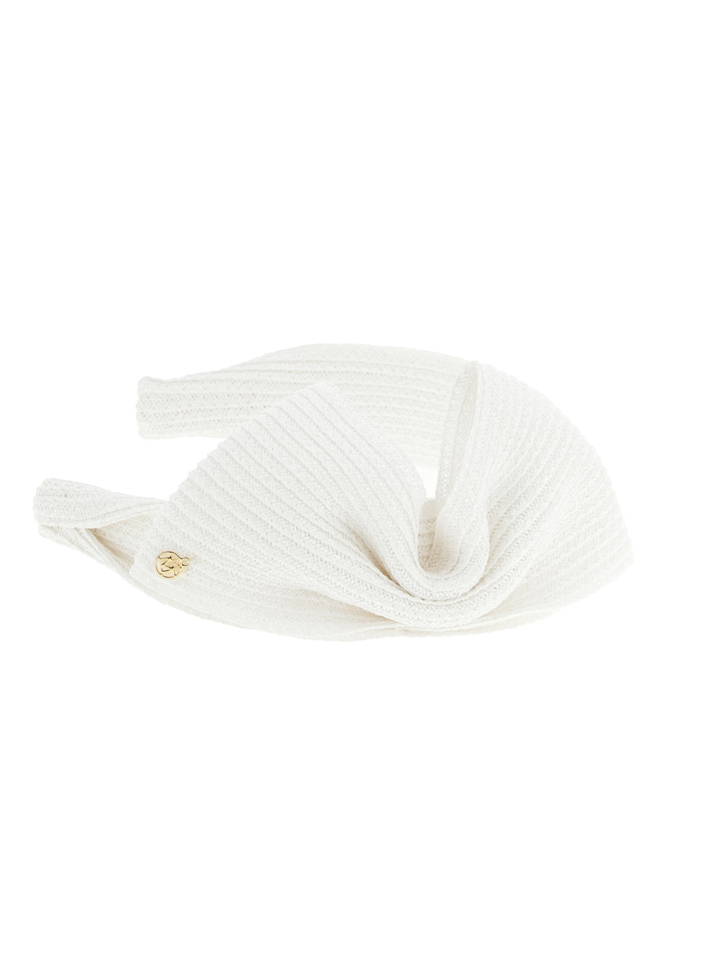Maison Michel White Papier Headband