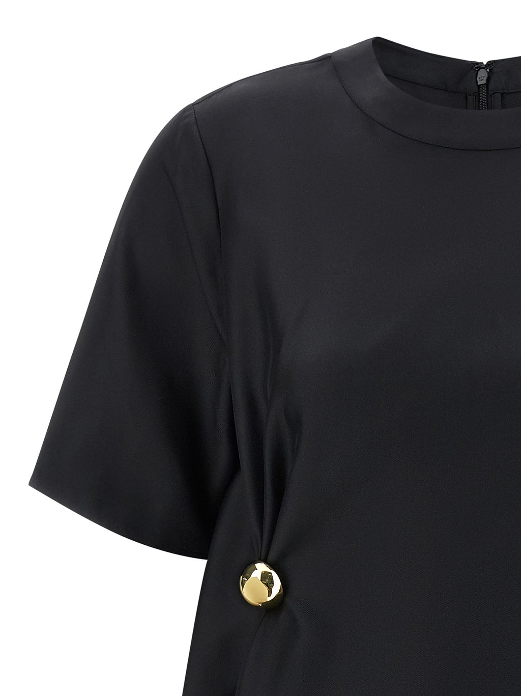 Loulou De Saison Black Silk Blouse