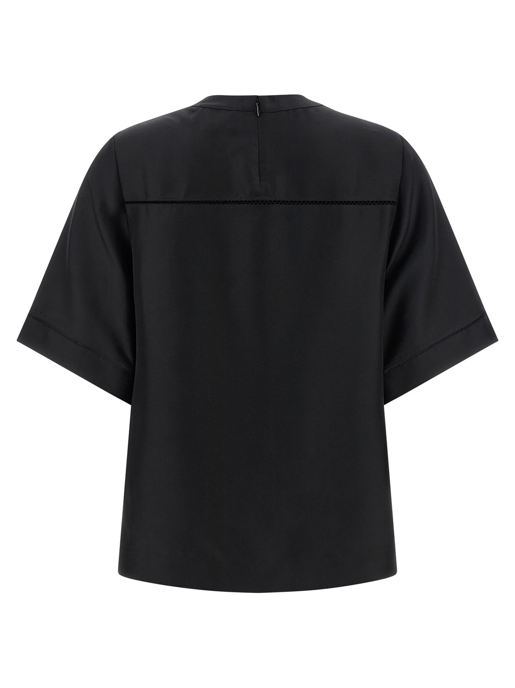 Loulou De Saison Black Silk Shirt