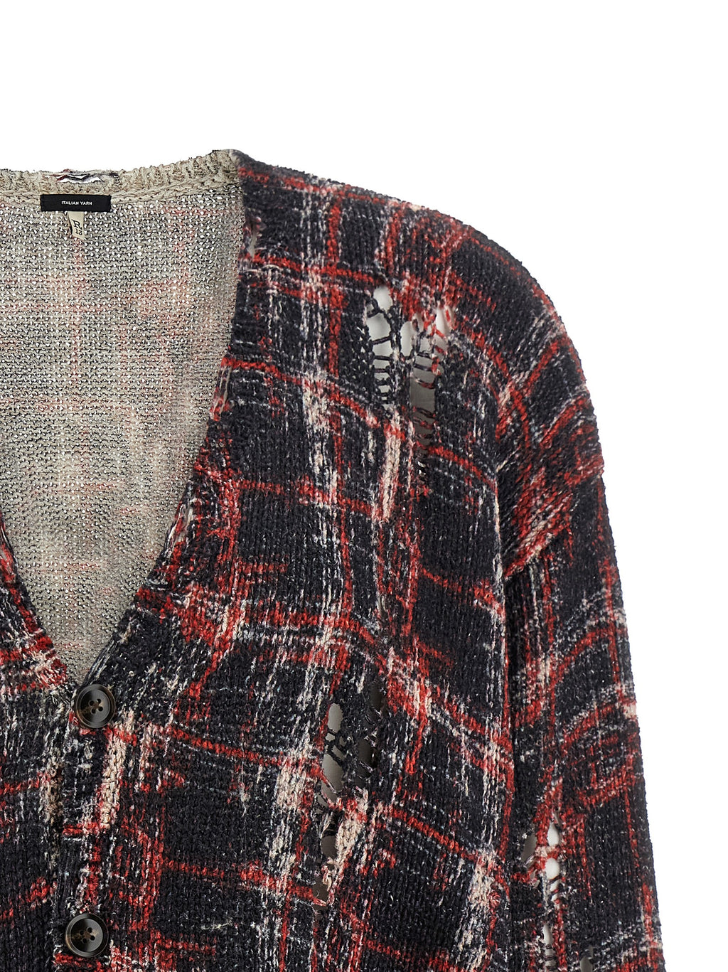 R13 Multicolor Linen Cardigan