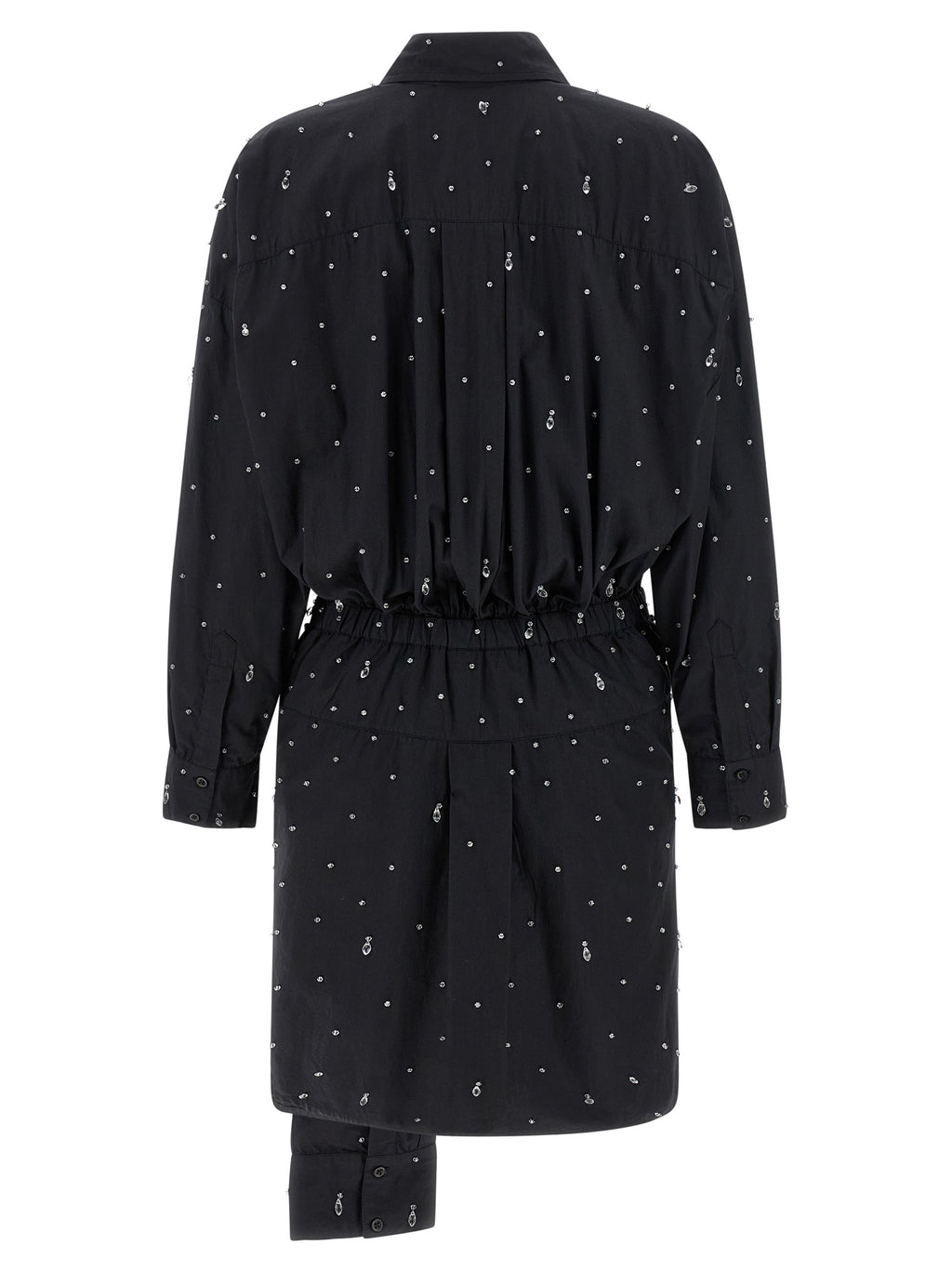 Giuseppe Di Morabito Black Cotton Short Dress