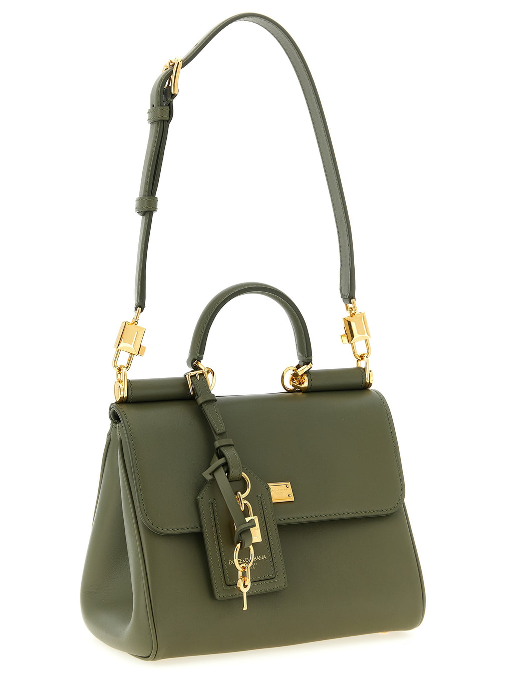 Dolce & Gabbana Bicolor Calfskin Handbag