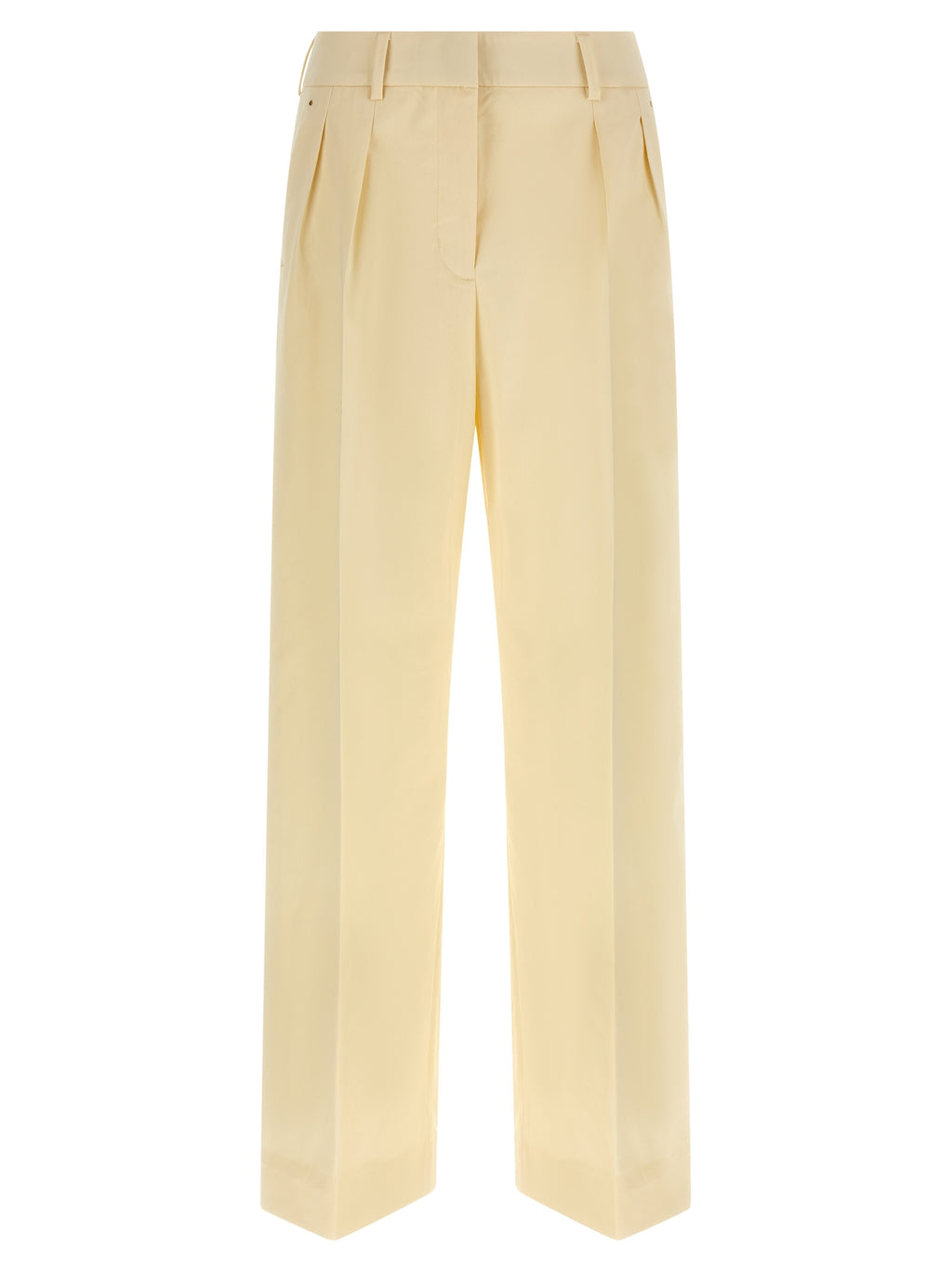 Moncler Beige Cotton Dress Pants