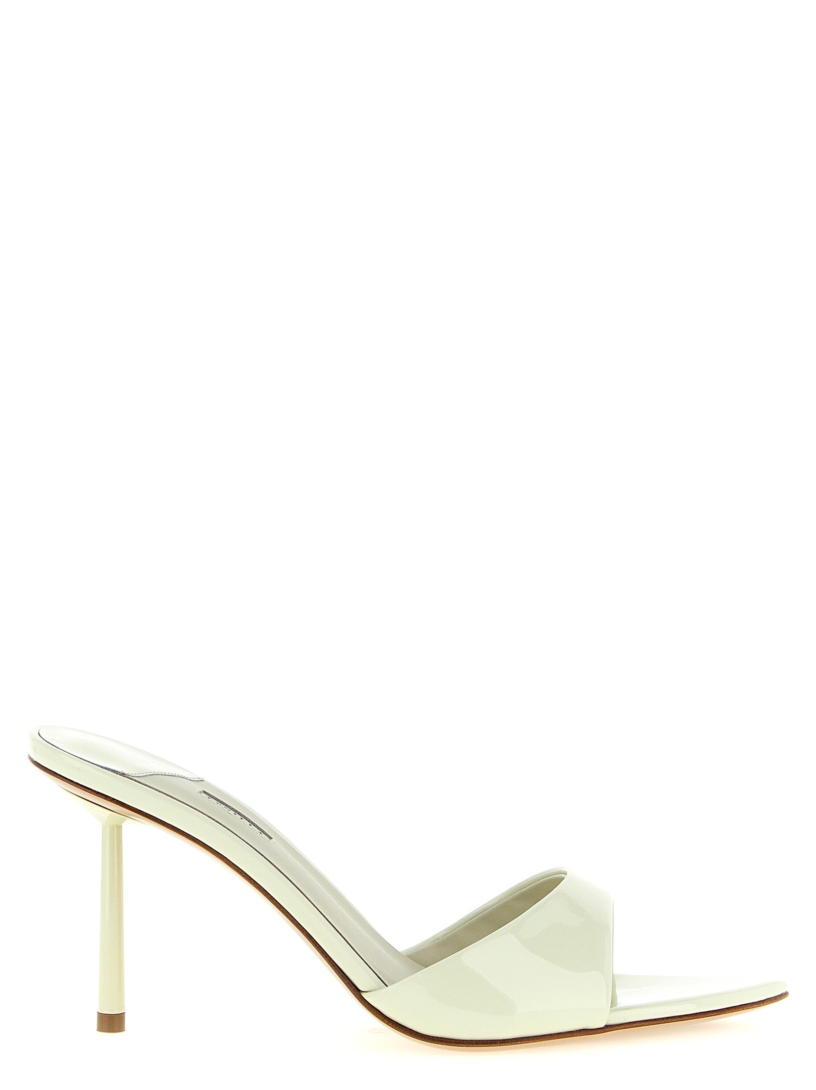 LE SILLA Bicolor Calfskin Stiletto Heel Sandals