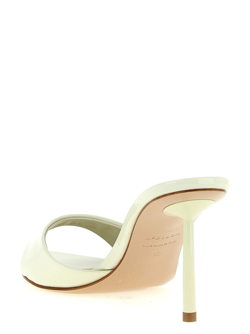 LE SILLA Bicolor Calfskin Stiletto Heel Sandals