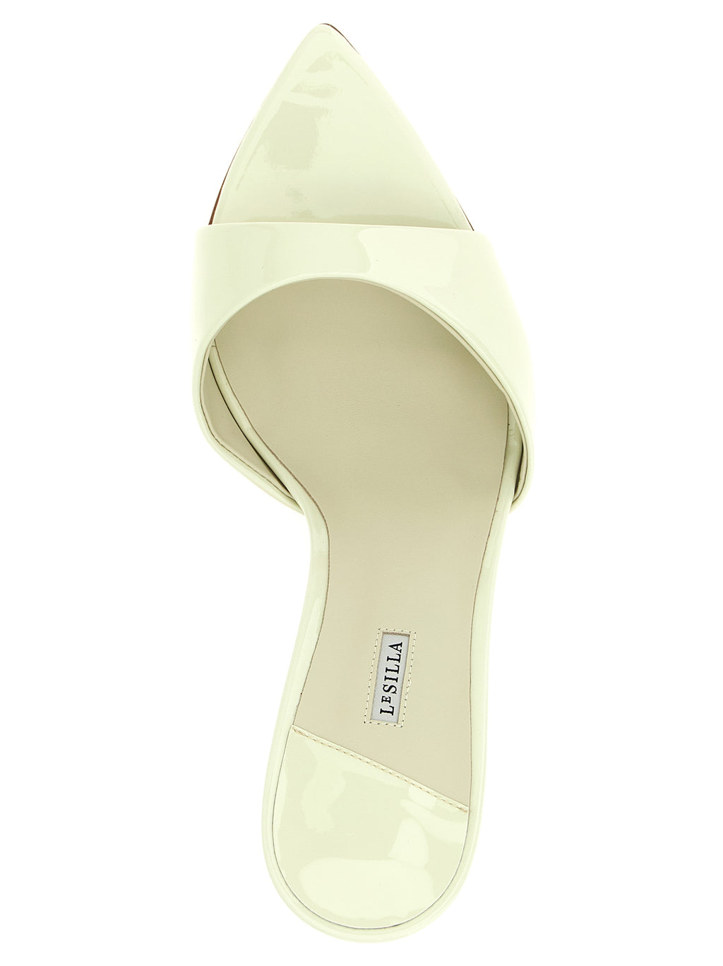 LE SILLA Bicolor Calfskin Stiletto Heel Sandals