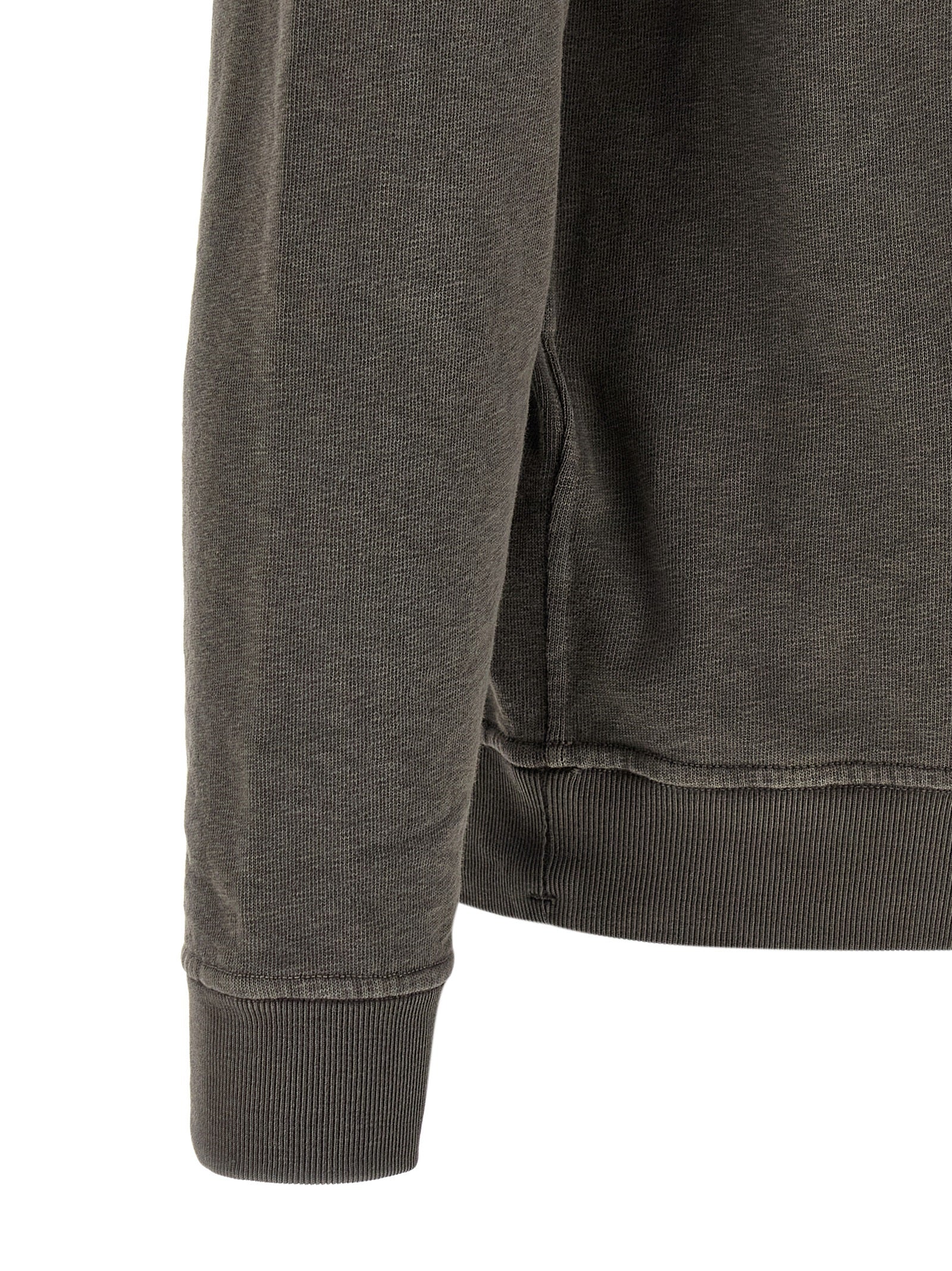 Stone Island Brown Cotton Sweatshirt
