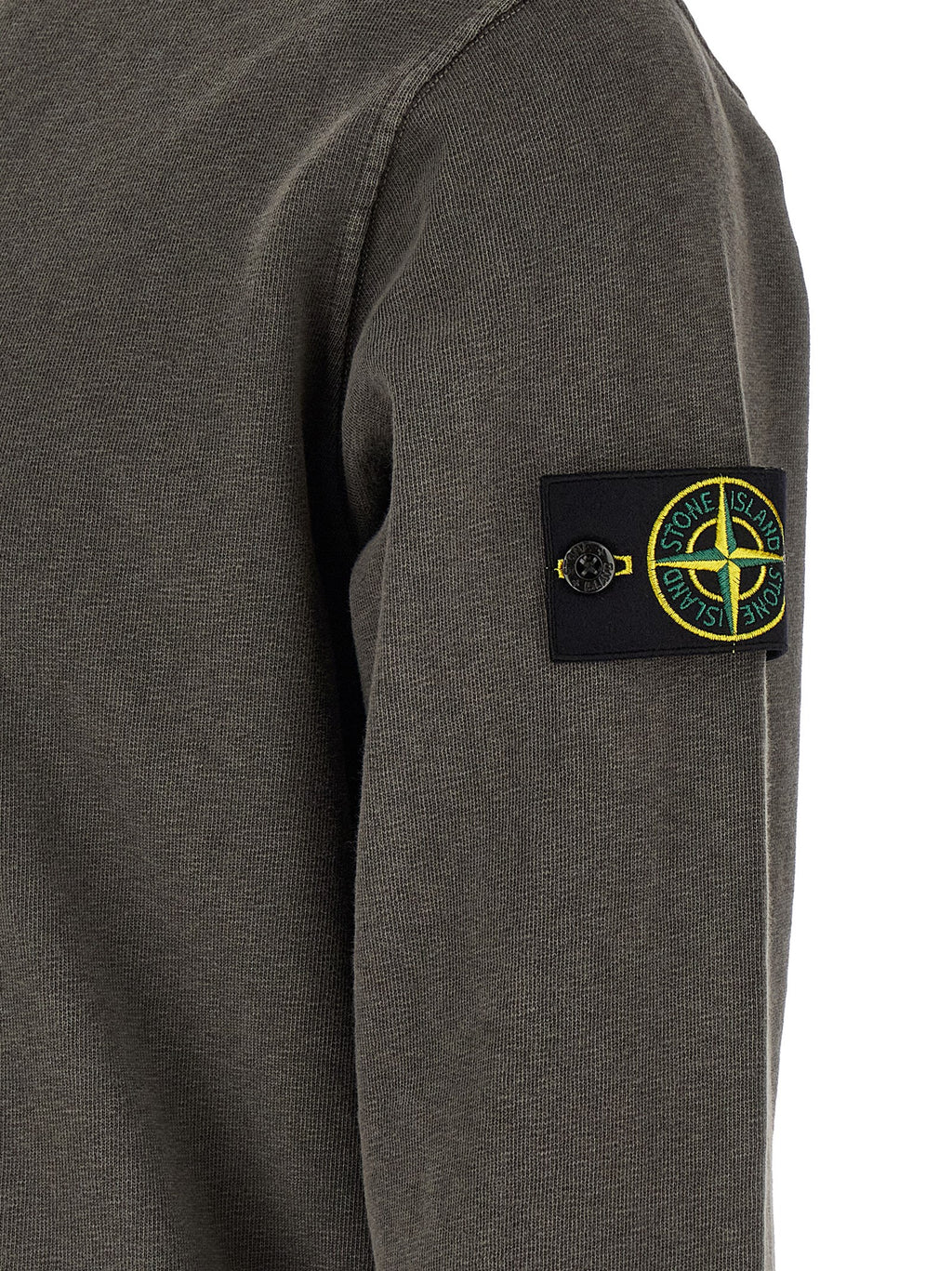 Stone Island Brown Cotton Sweatshirt
