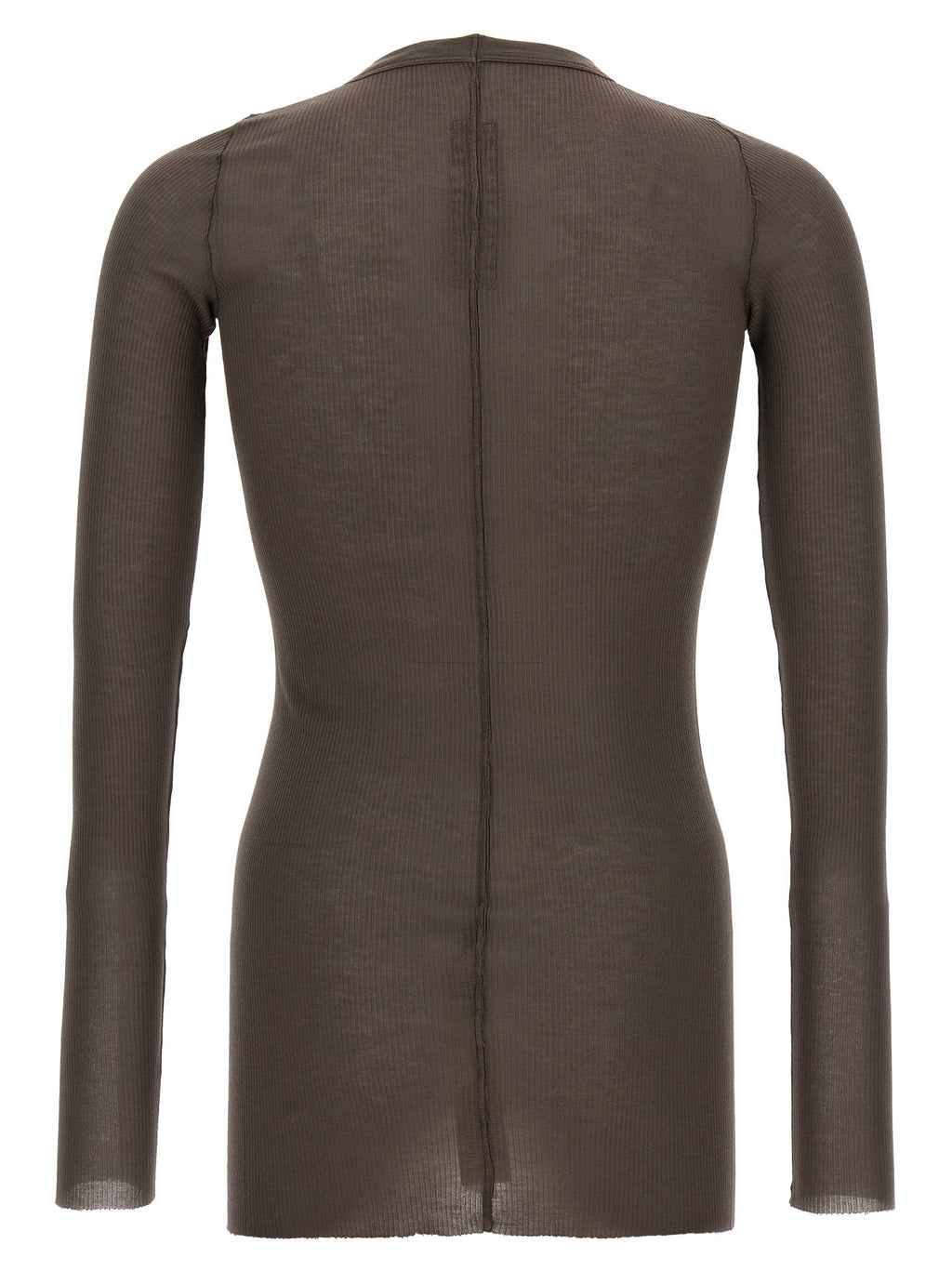 Rick Owens Gray Viscose T-Shirt