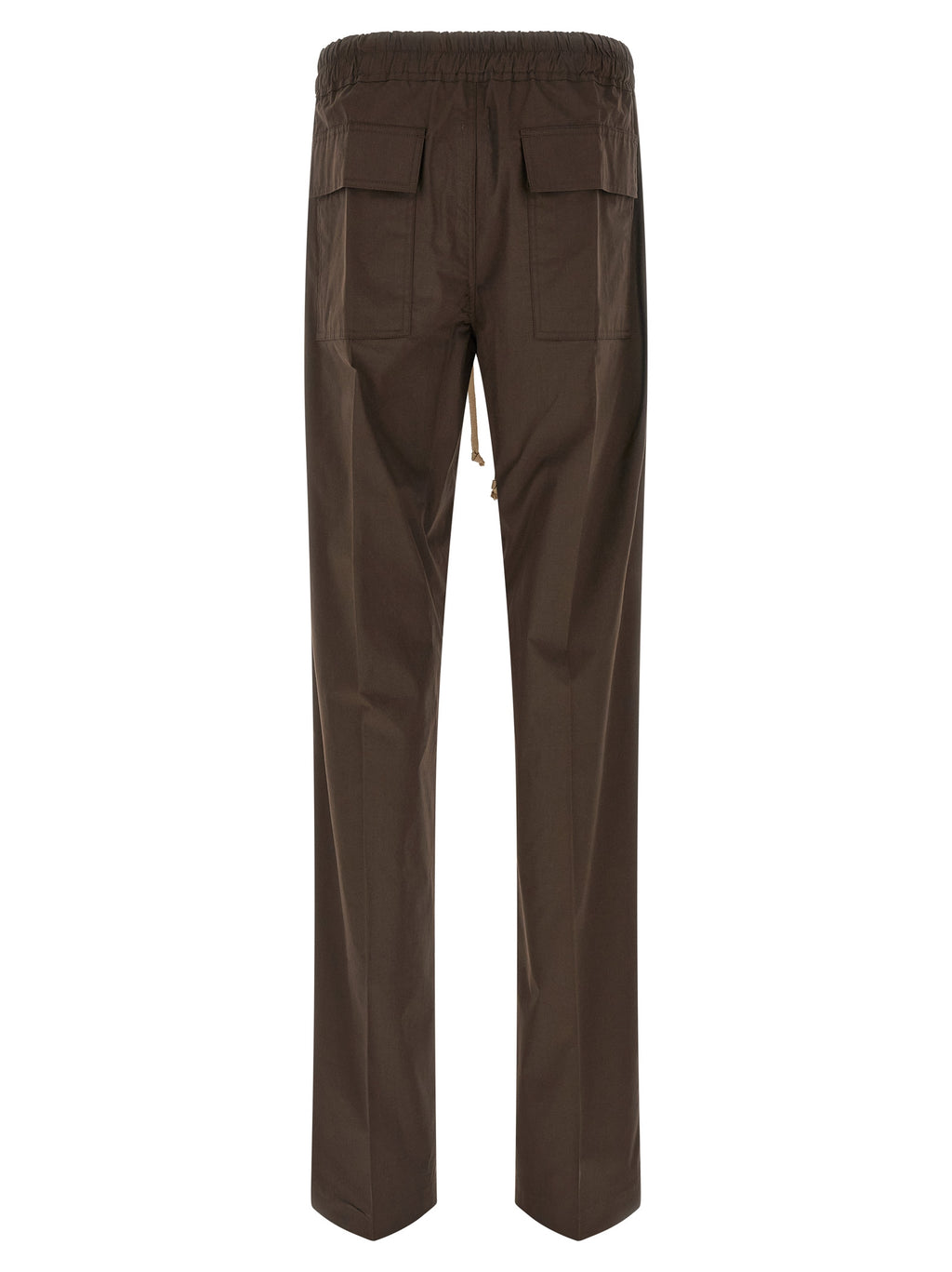Rick Owens Brown Cotton Casual Pants