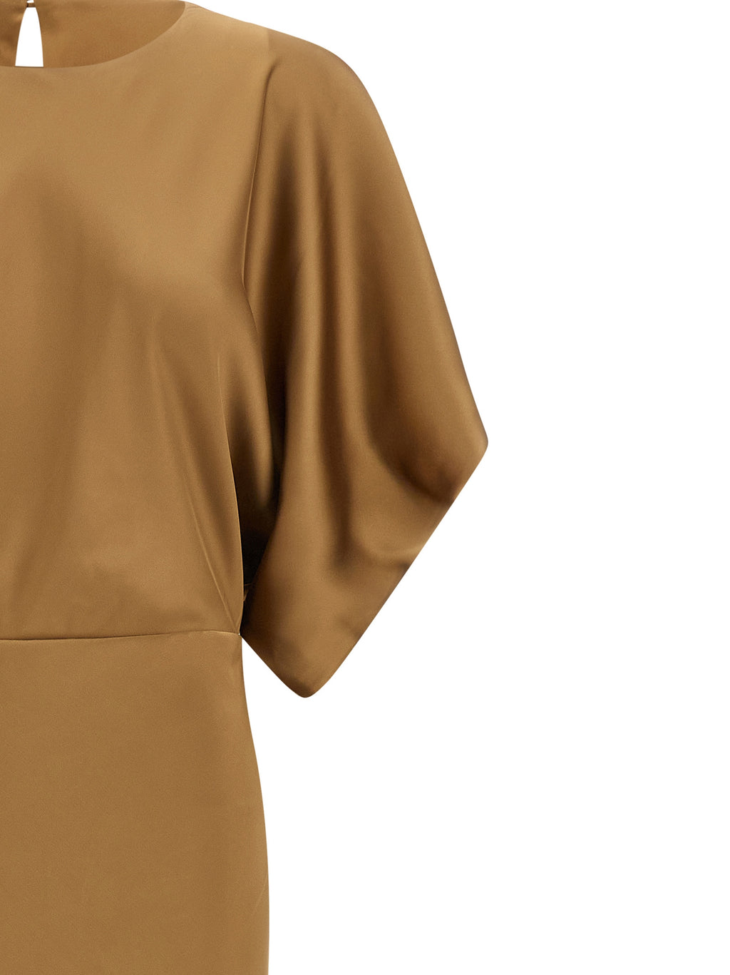 Norma Kamali Beige Polyester Long Dress