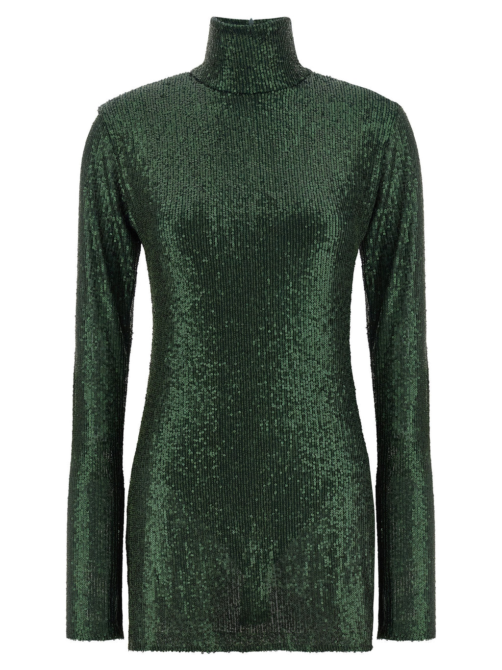 Norma Kamali Bicolor Polyester Short Dress