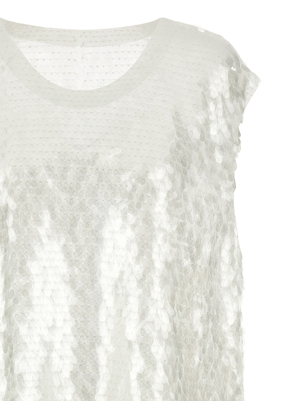 Norma Kamali White Polyamide Tank Tops
