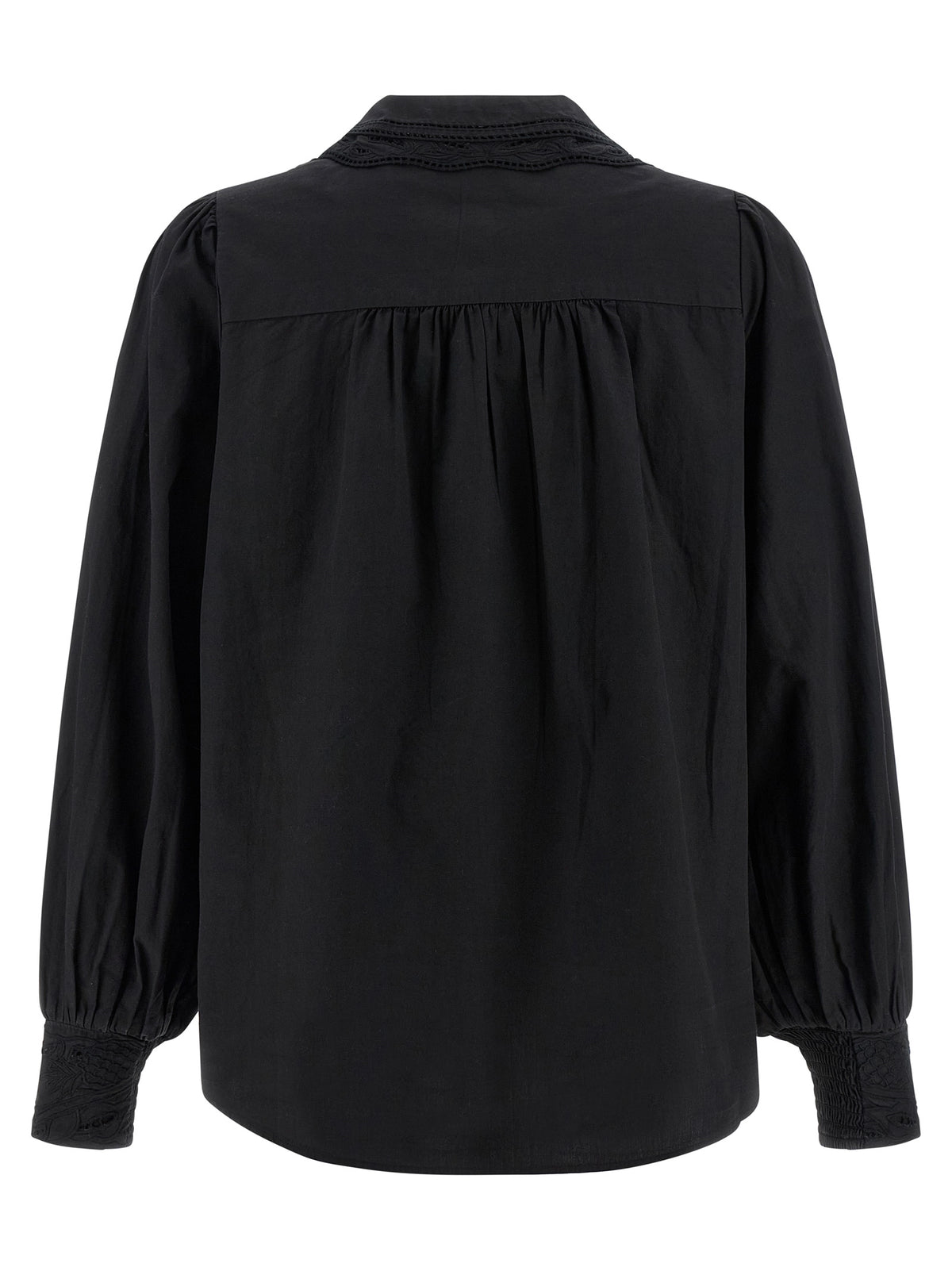 FARM RIO Black Cotton Blouse