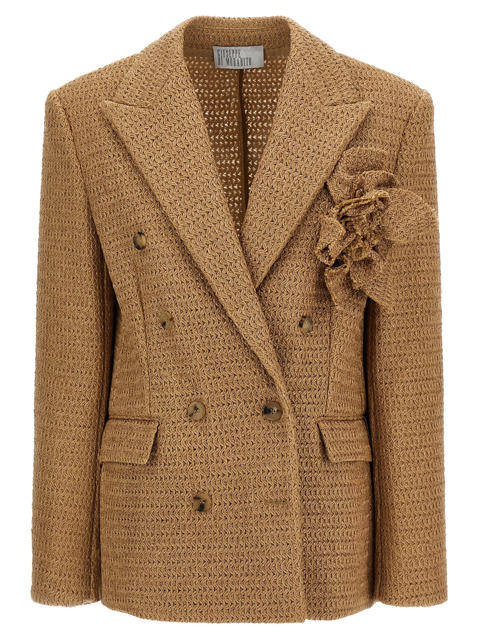 Giuseppe Di Morabito Beige Polyamide Blazer