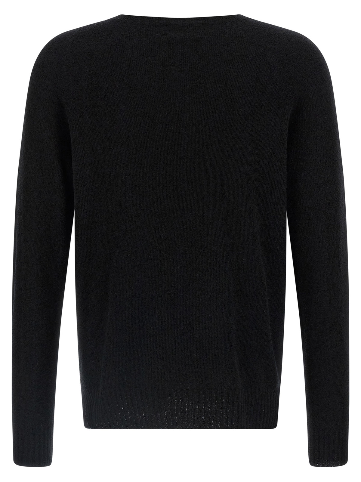 MA'RY'YA Black Cotton Cardigan