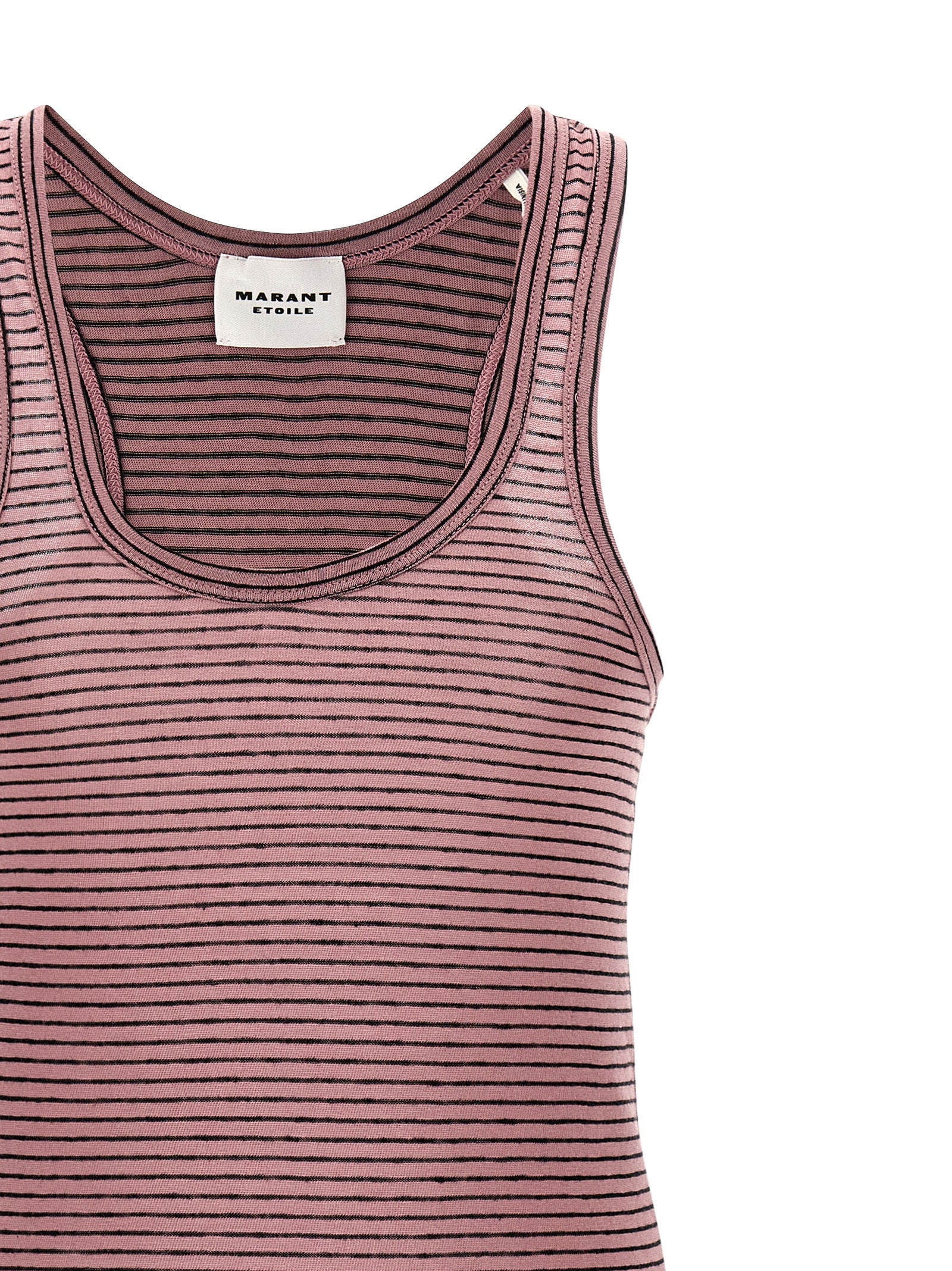 Marant Etoile Multicolor Cotton Sleeveles T-Shirt