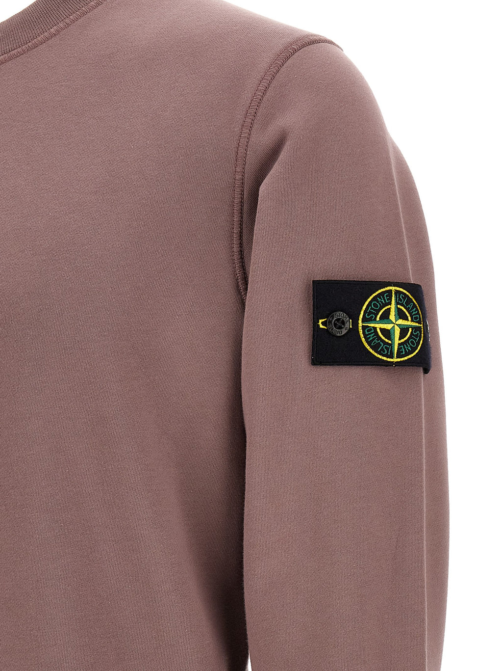 Stone Island Purple Cotton Sweatshirt