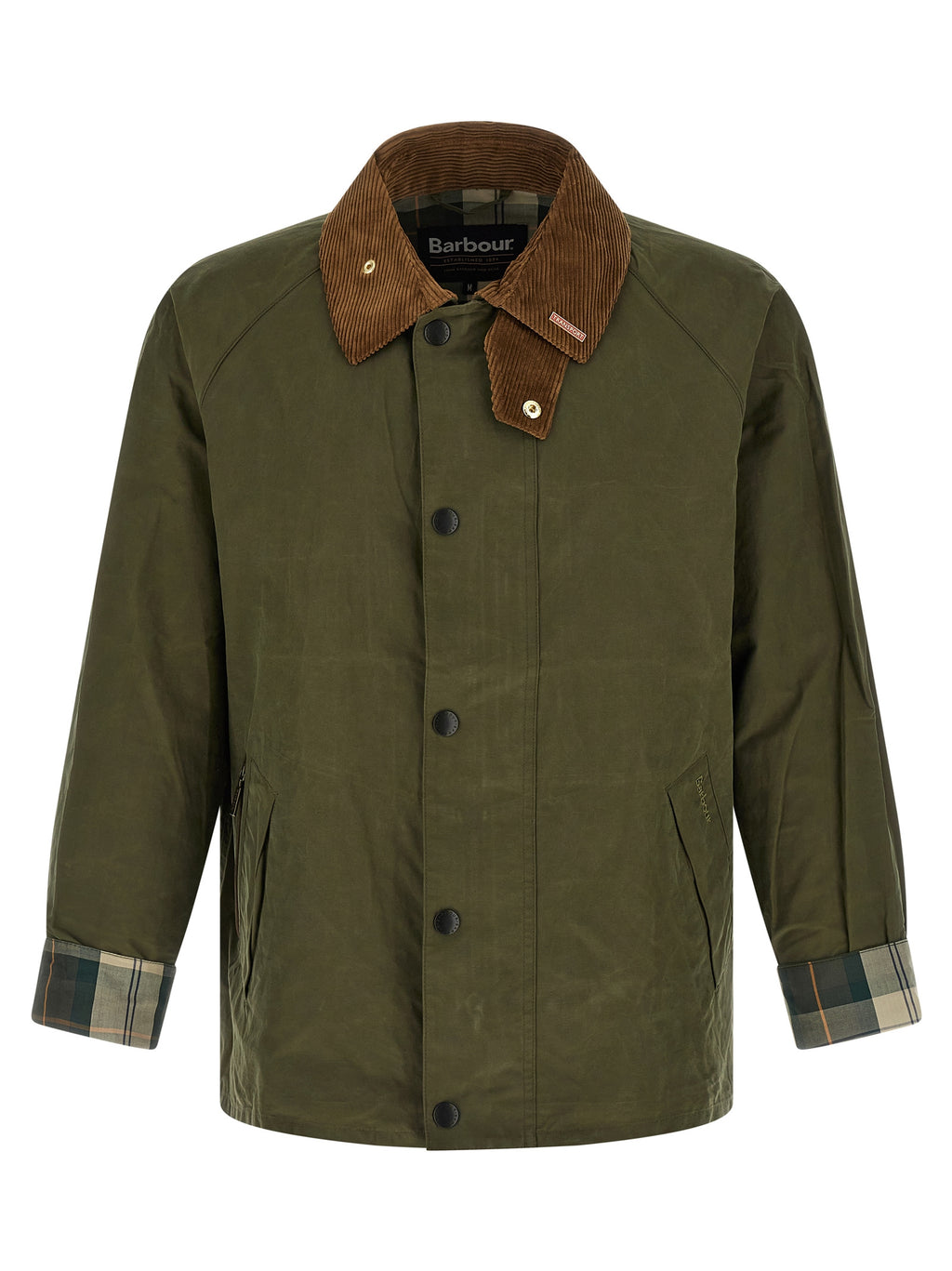 Barbour Bicolor Cotton Full-Length Jacket