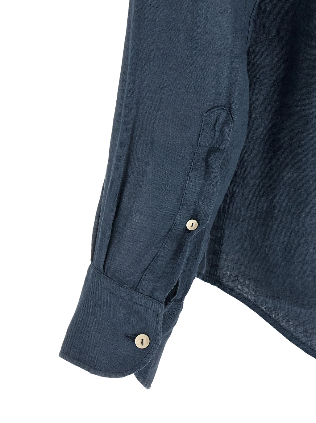 MC2 Saint Barth Blue Linen Blouse