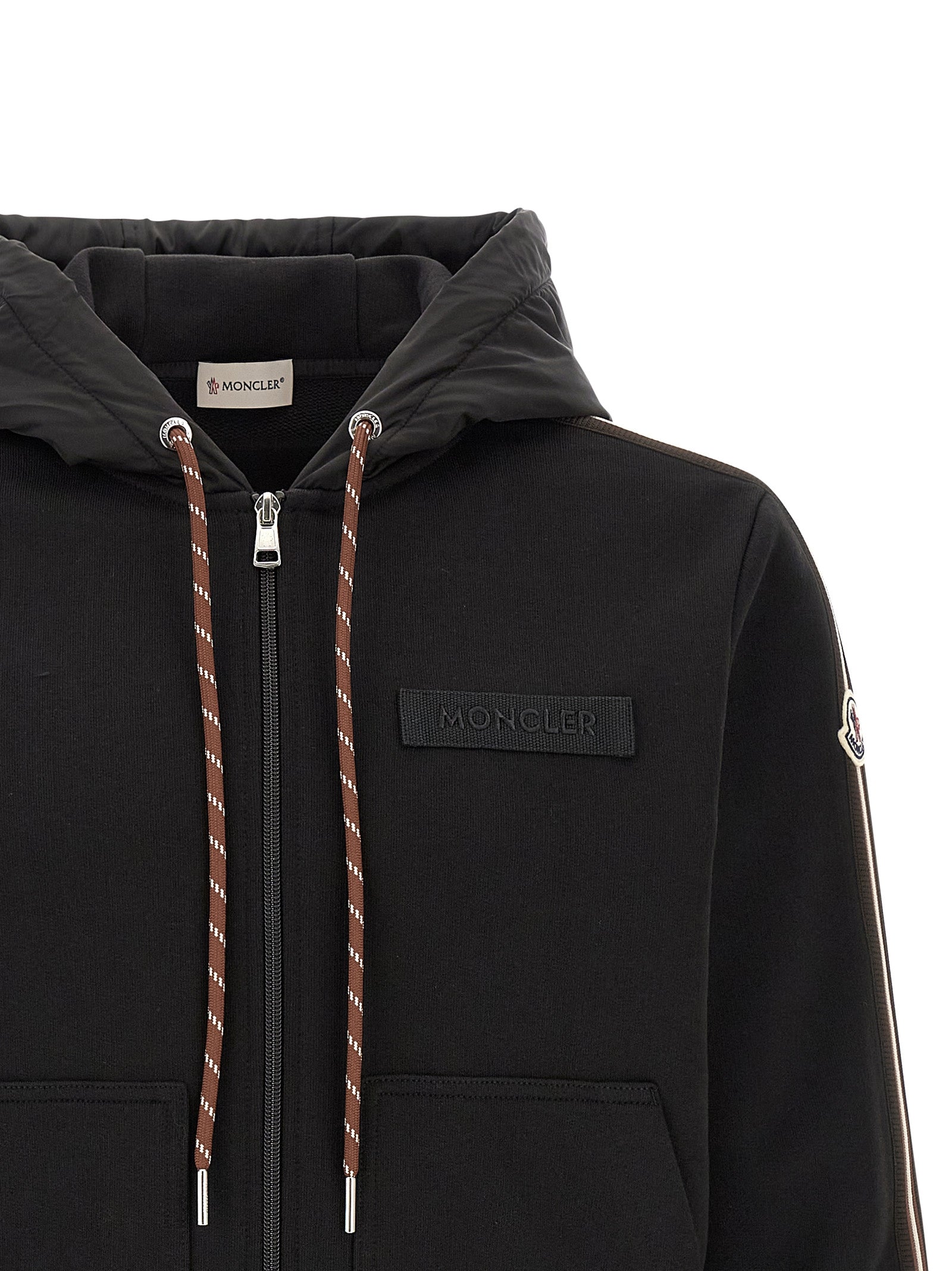 Moncler Black Polyamide Sweatshirt