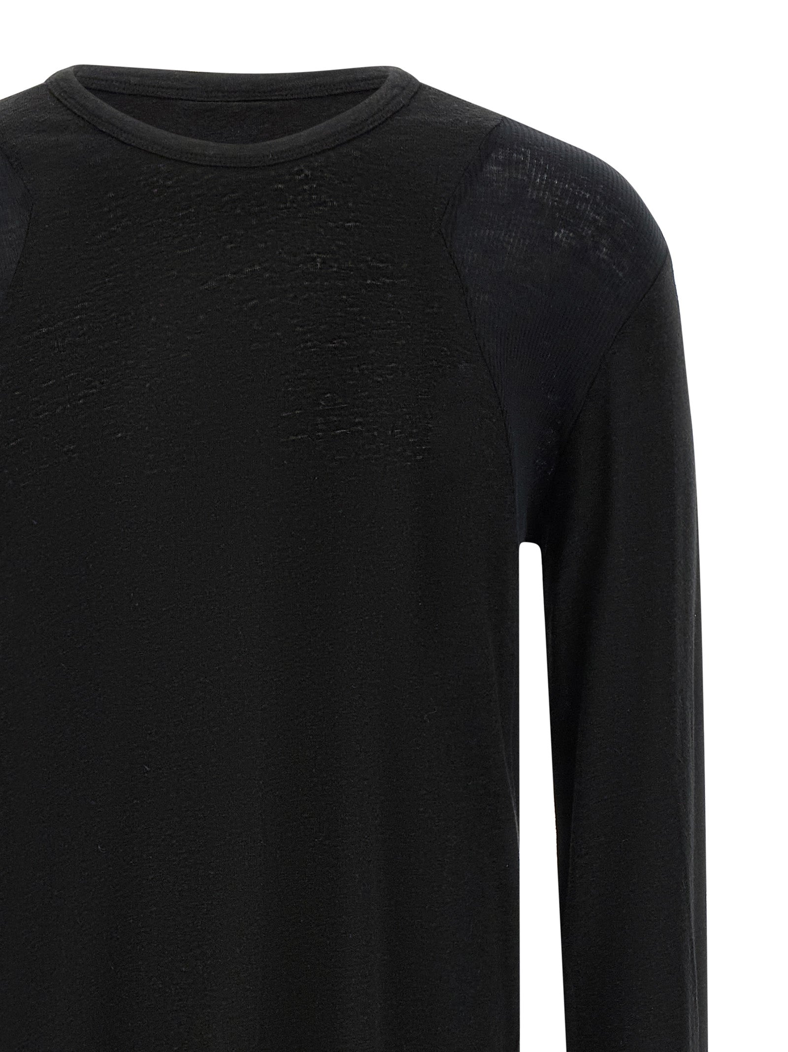 Thom Krom Black Viscose T-Shirt