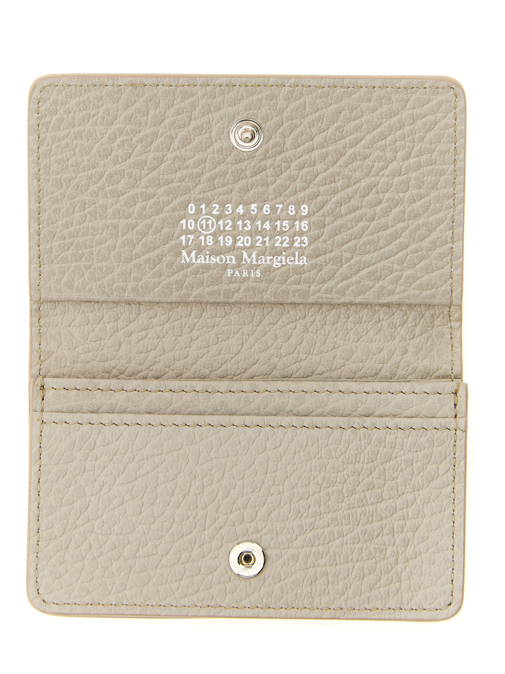 Maison Margiela Gray Bovine Leather Cardholder