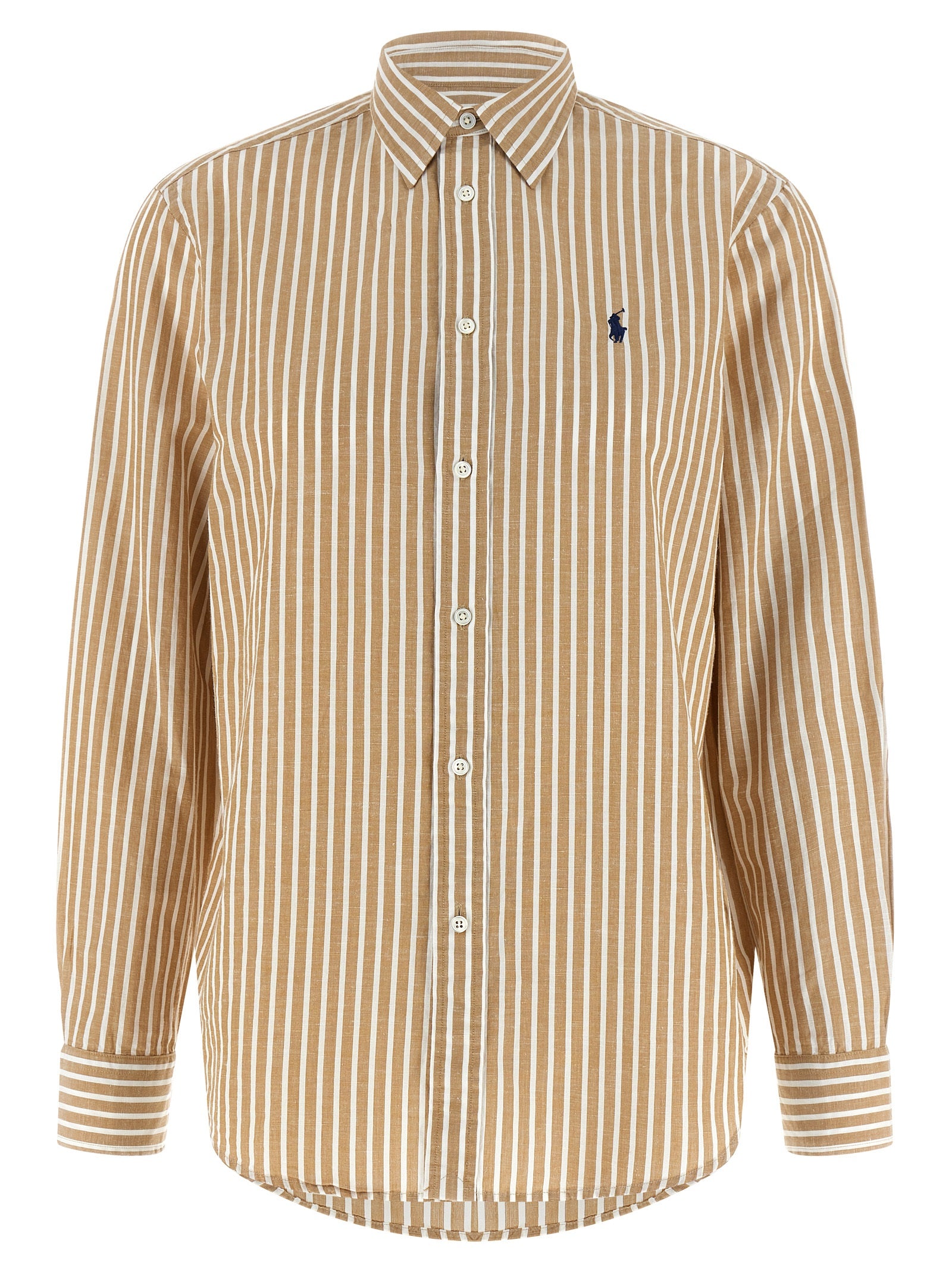 Polo Ralph Lauren Beige Cotton Blouse